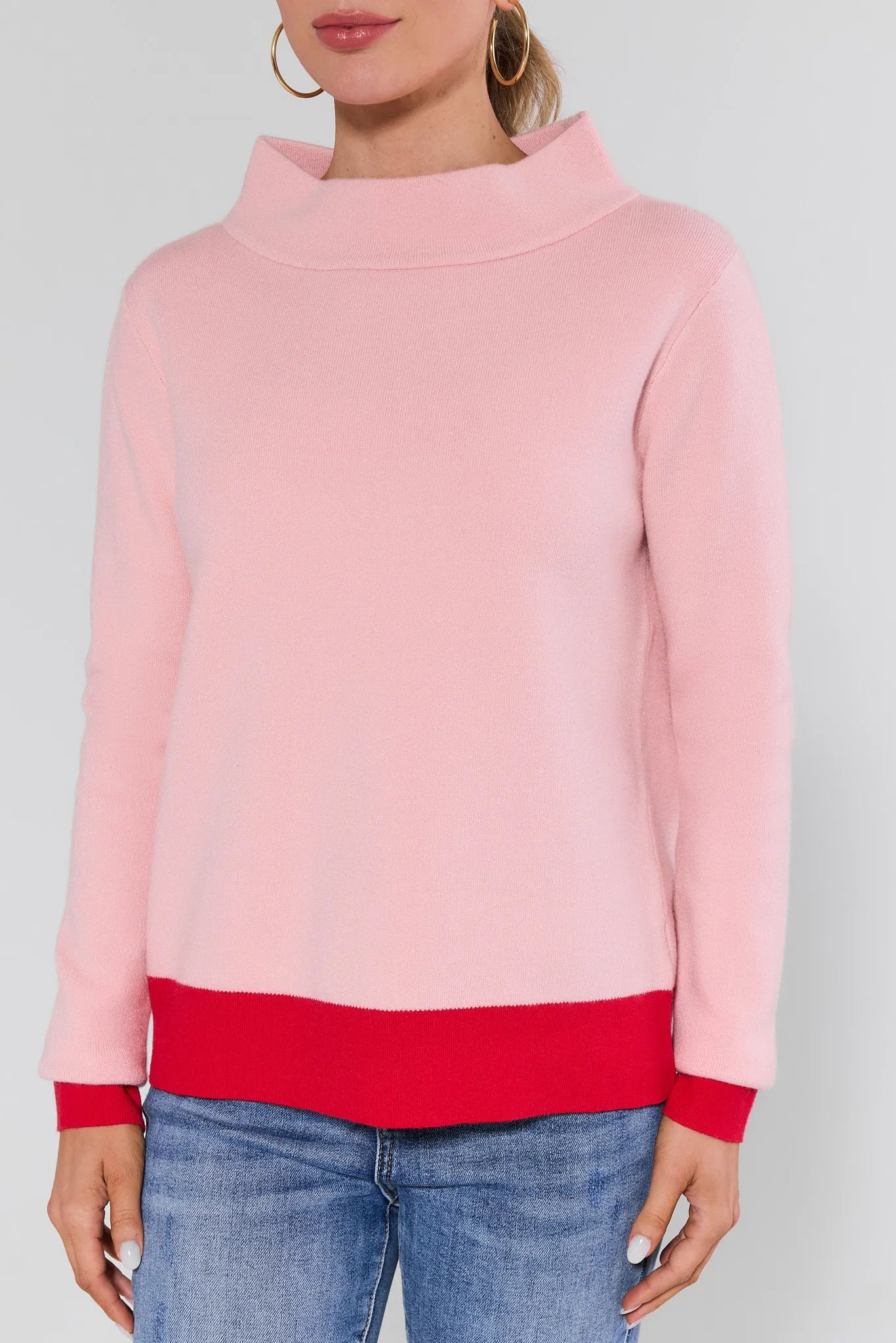 Janine Light Pink Knit Sweater