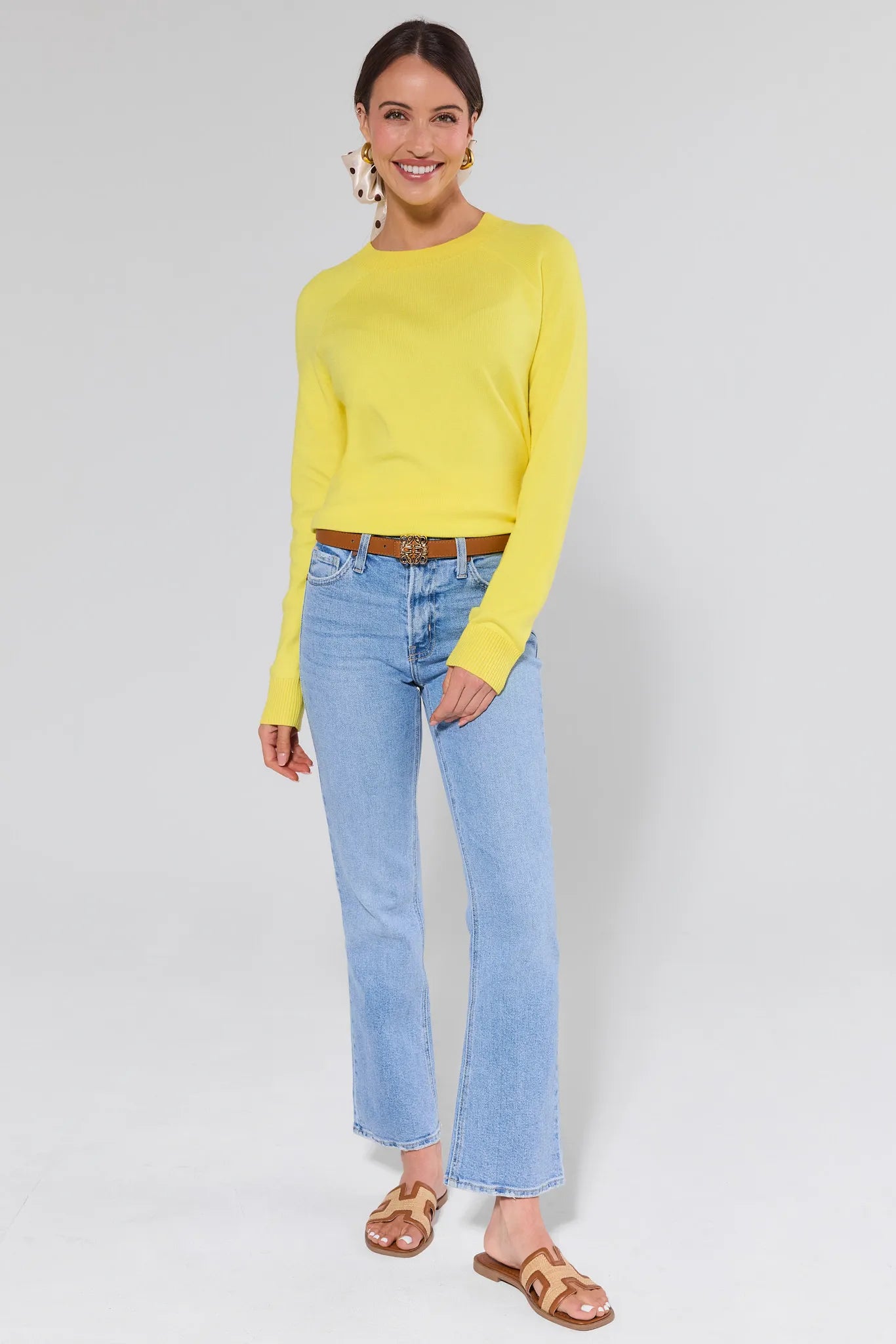 Sandra Yellow Knit Sweater