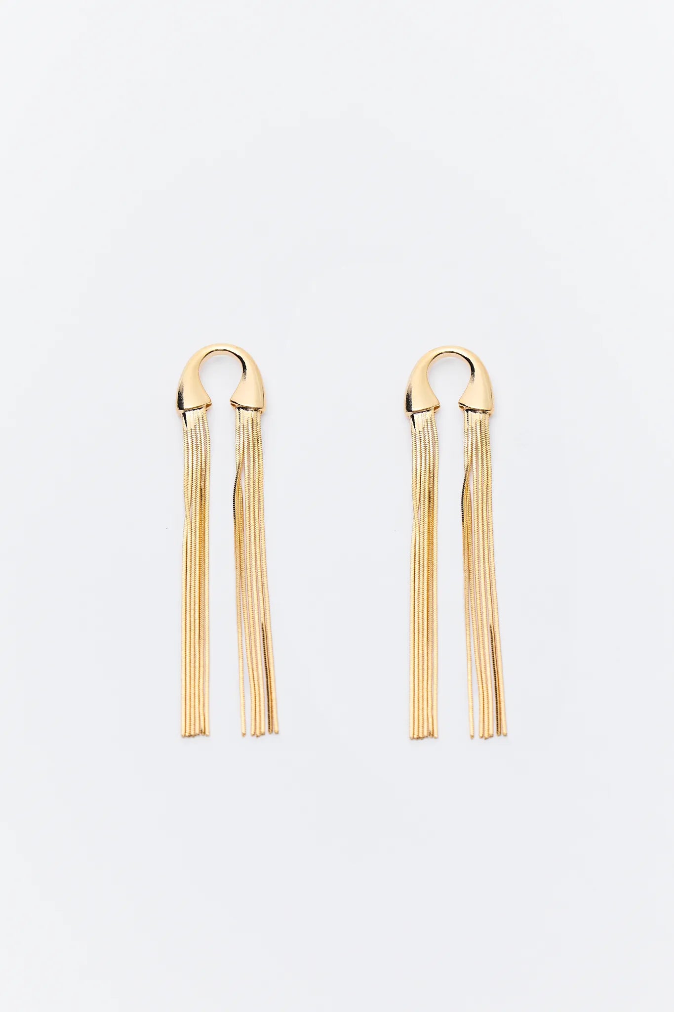 Greta Gold Tassel Earrings