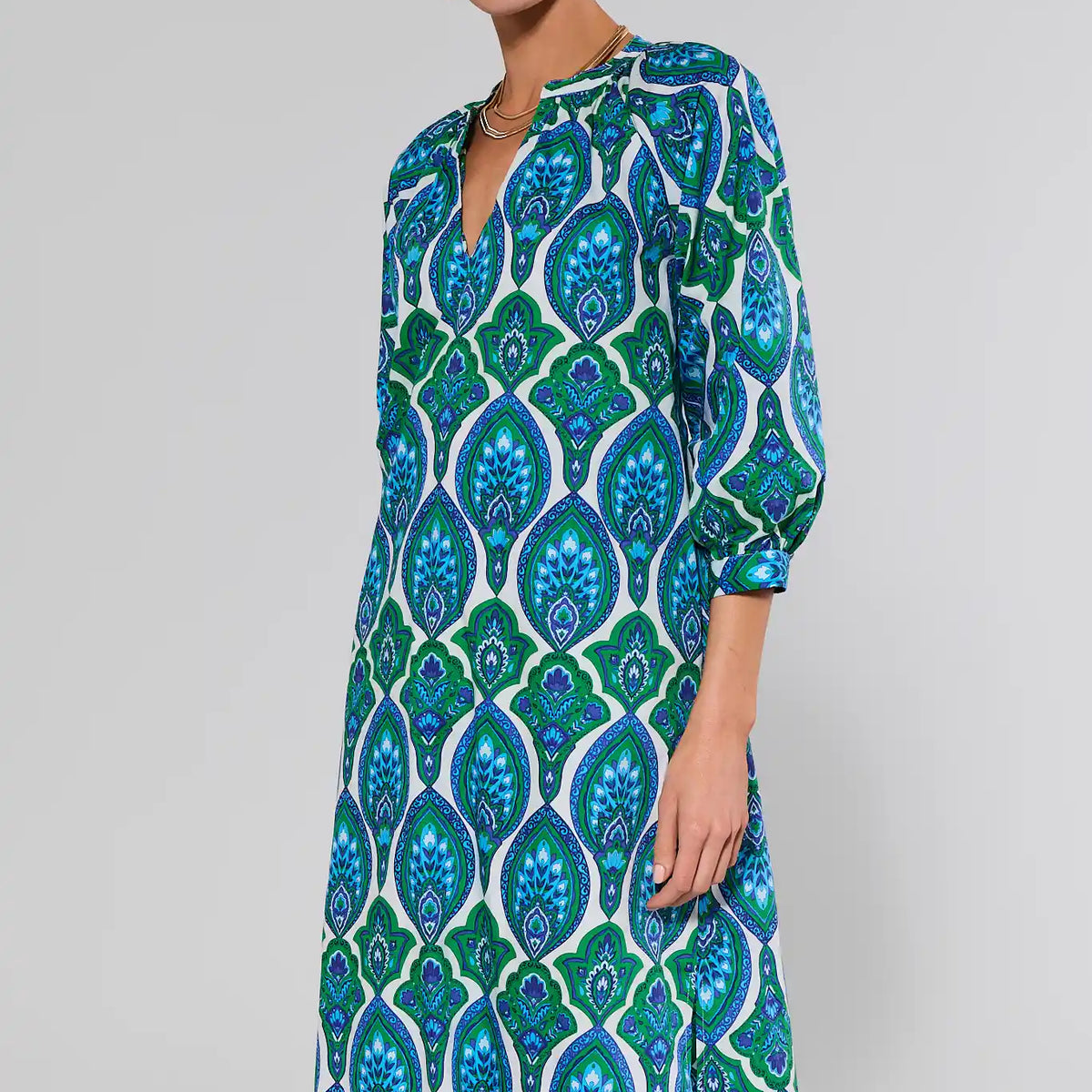 Ellie Artisan Printed Midi Dress