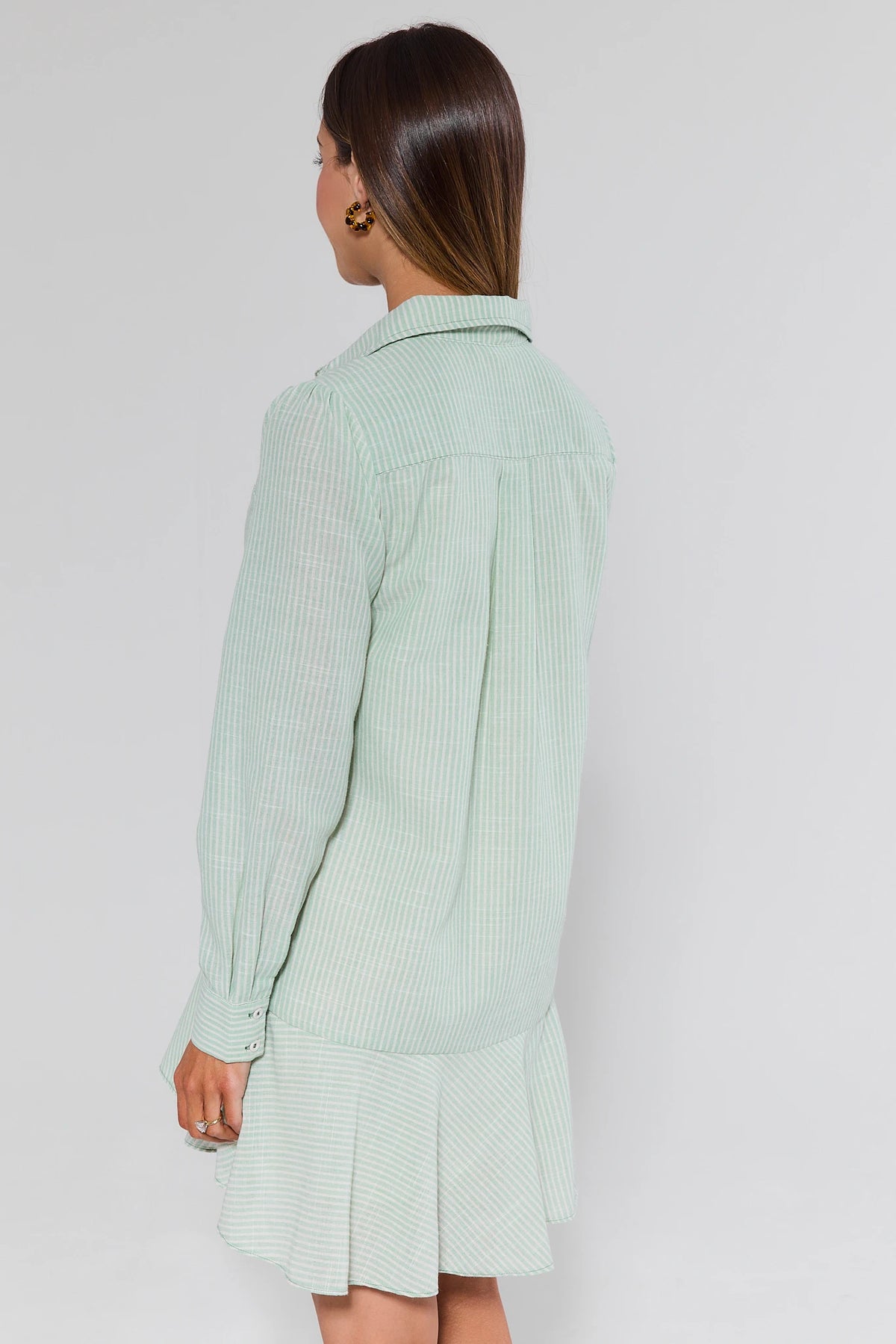 old navy women's striped mini shirt dress reviews Meagan Green Drop Waist | Clothing Color:Papaya Xpluswear Design Plus Size line silhouette B2B_Sync