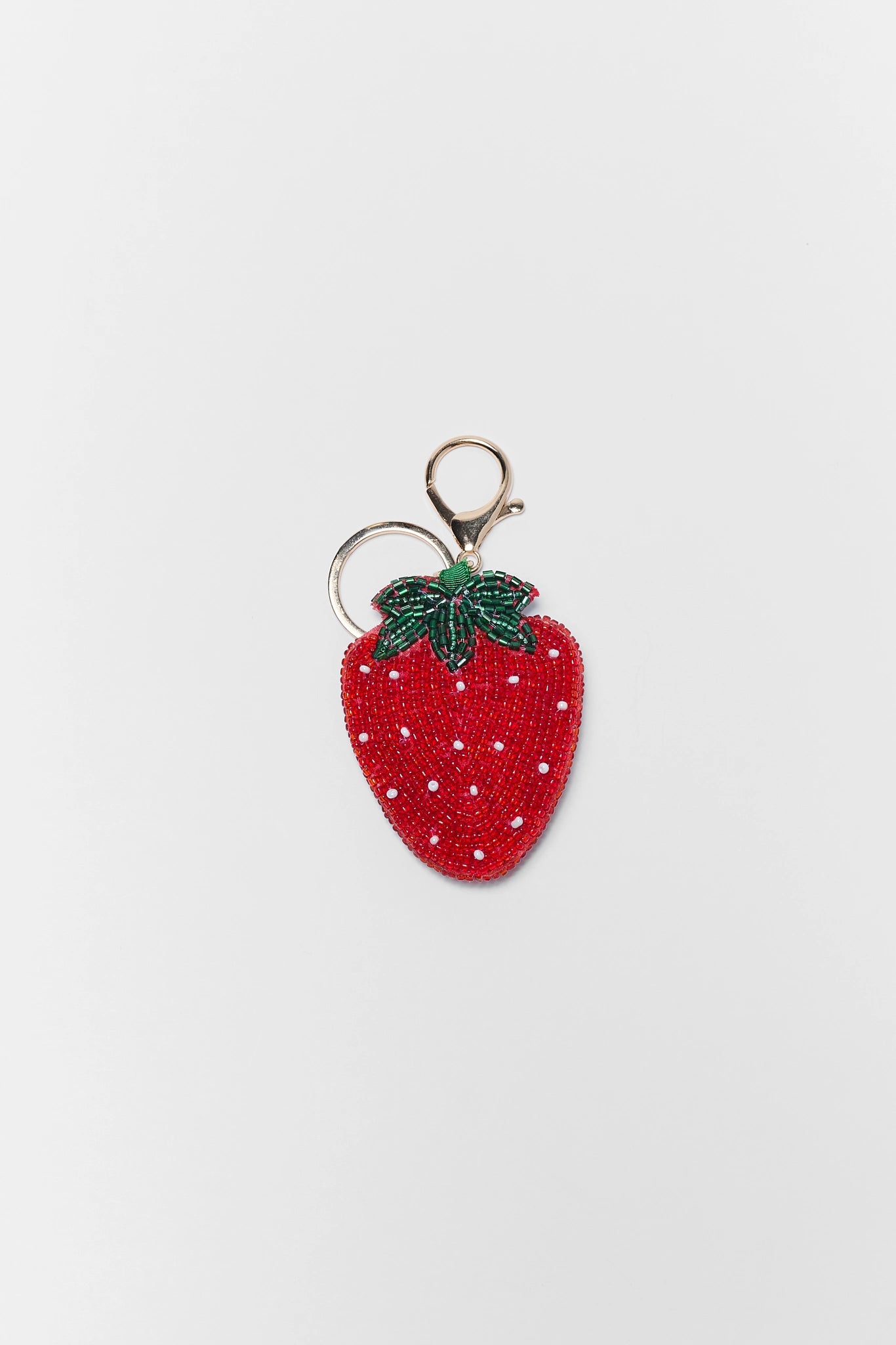 strawberry bag charm