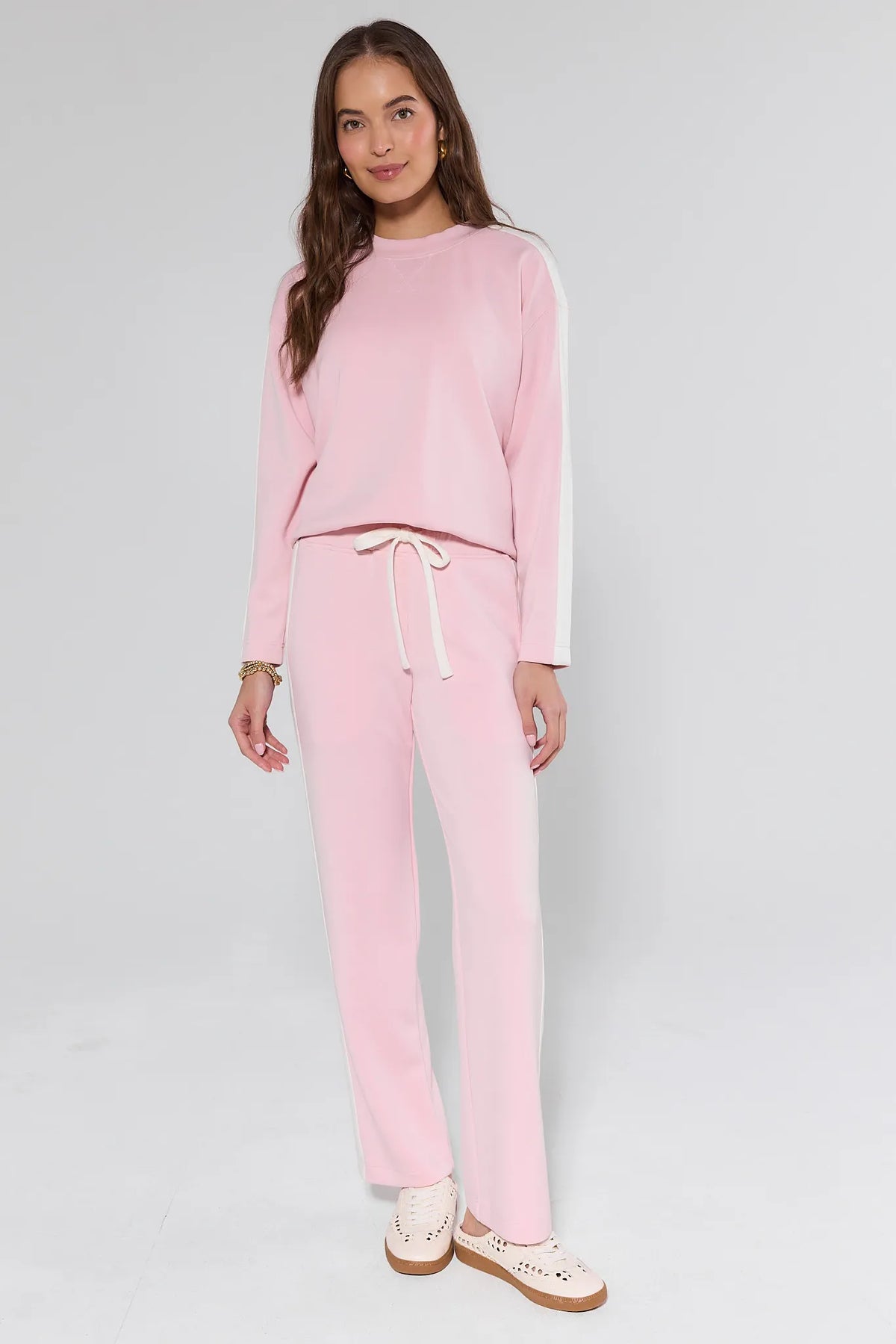 Women's Pink Stripe Lounge Pants | Avara | Avara