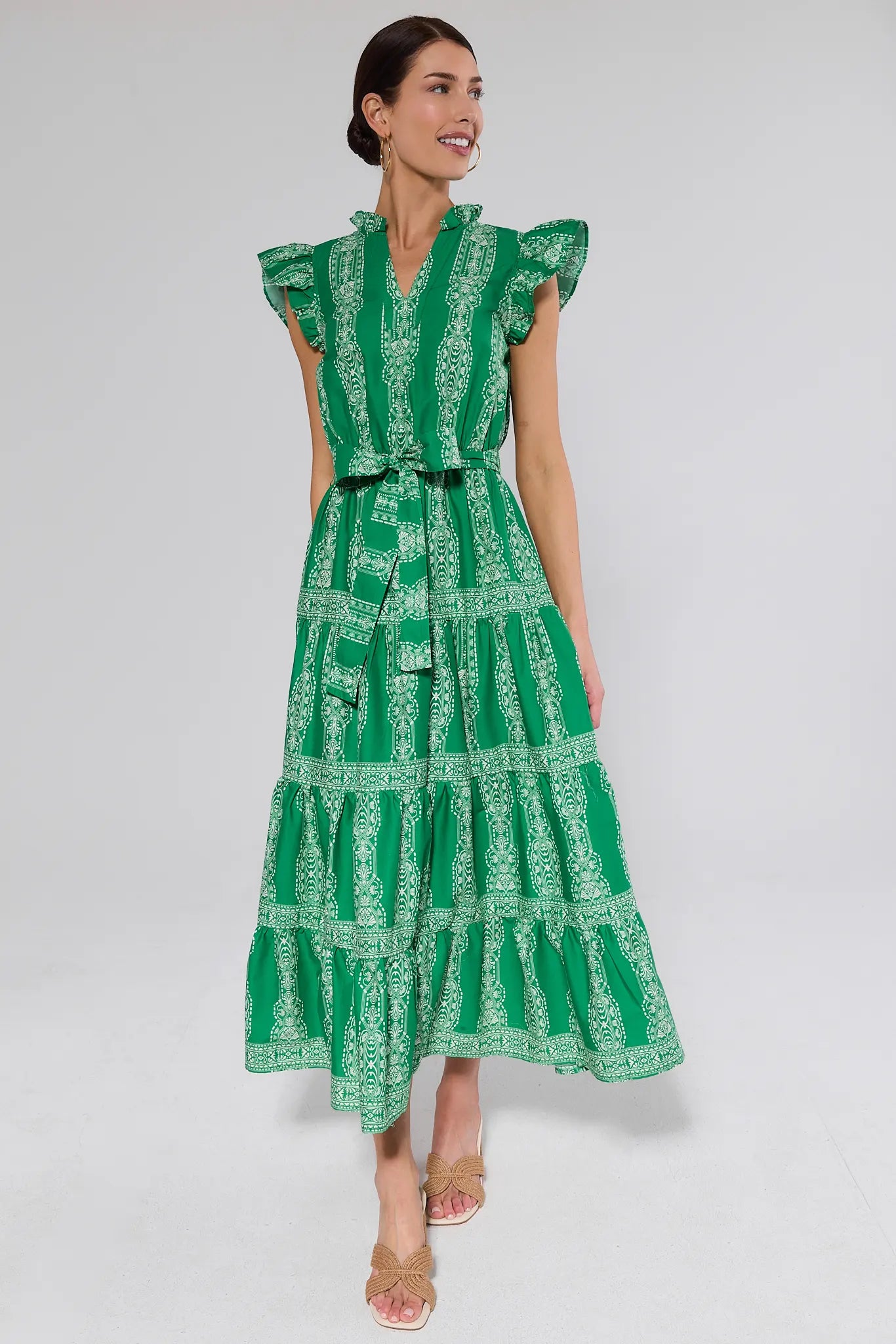 Layla Green Printed Maxi Dress | Women's Clothing | Avara Layla Green Printed Maxi Dress | Women's Clothing | Avara