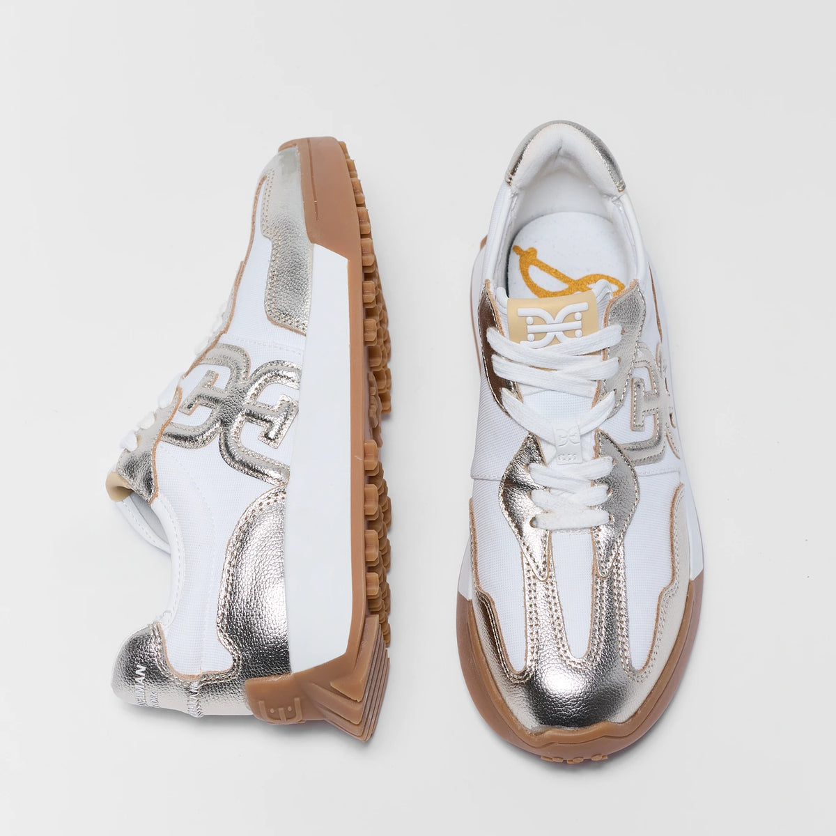 Langley Gold Sneakers by Sam Edelman | Avara