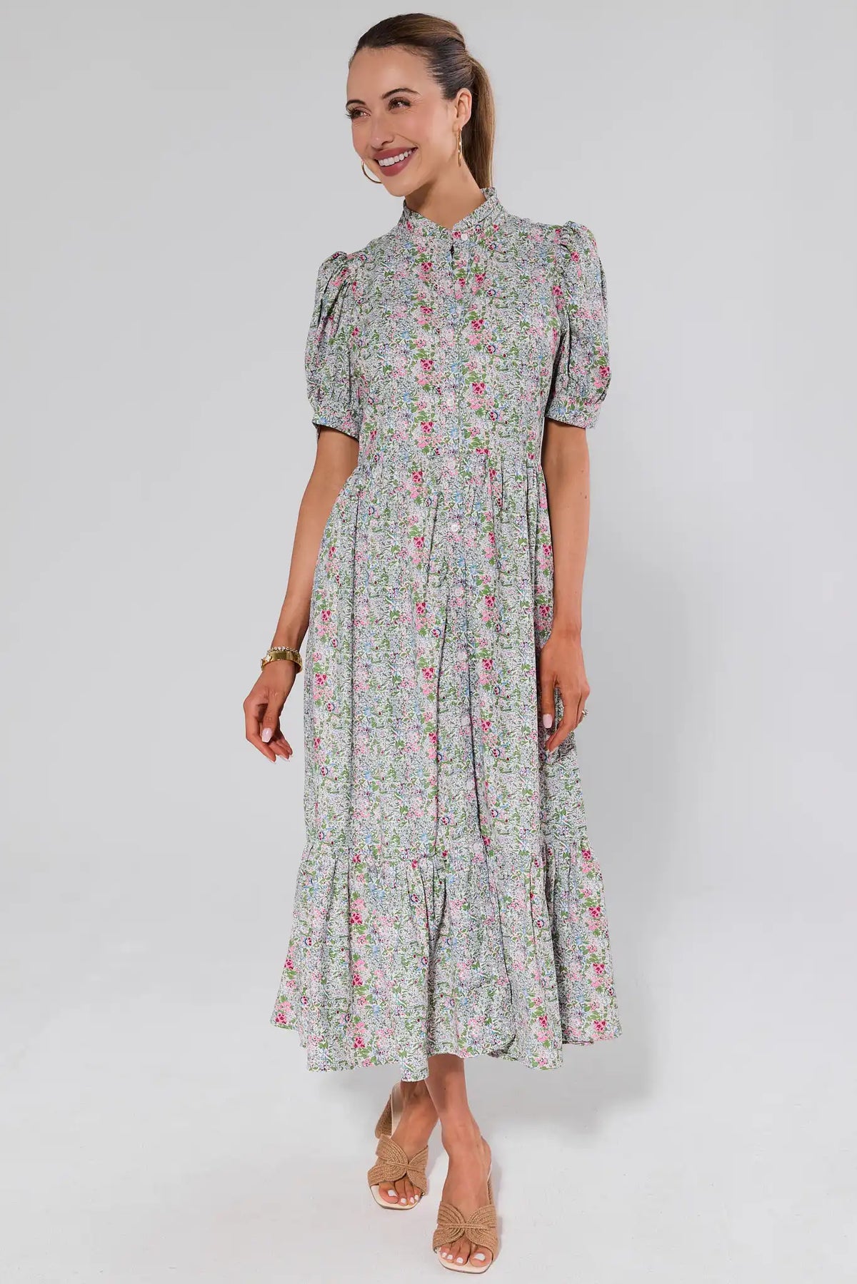 martha maxi dress Multi Floral #Birthday Perfect for any special lakers 23 jersey dress Size:US 14 / EU 47