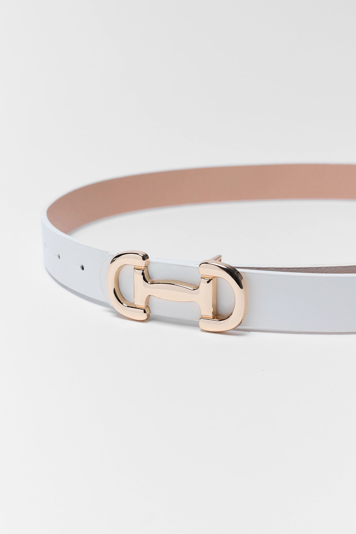 Hadley White Horse Bit Belt