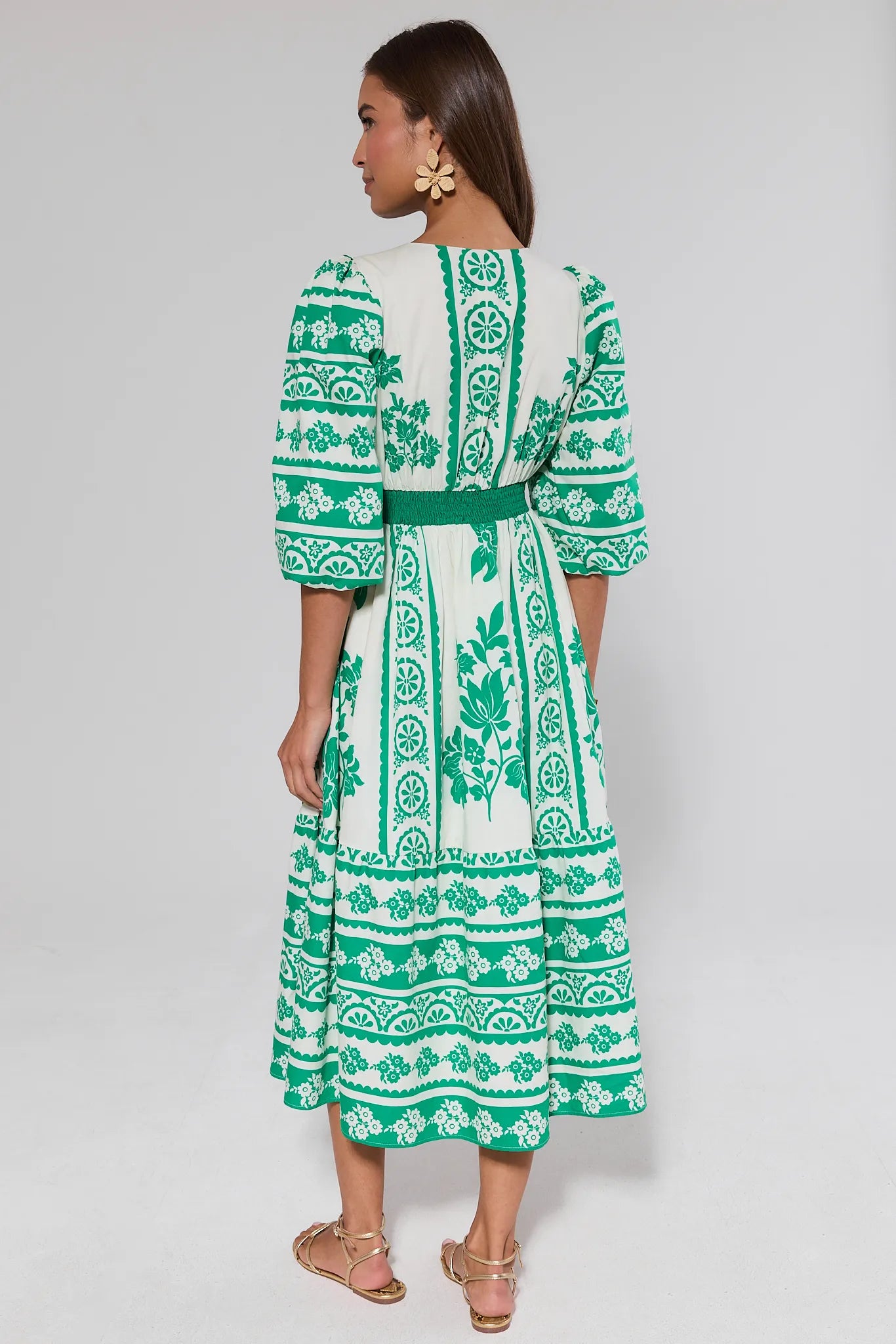 blue dress for baby girl Maeve Pleated Midi Dress: Floral Midi Dress, Sundress, Plisse Dress, Blue  Midi, Green Midi, Summer Dress
