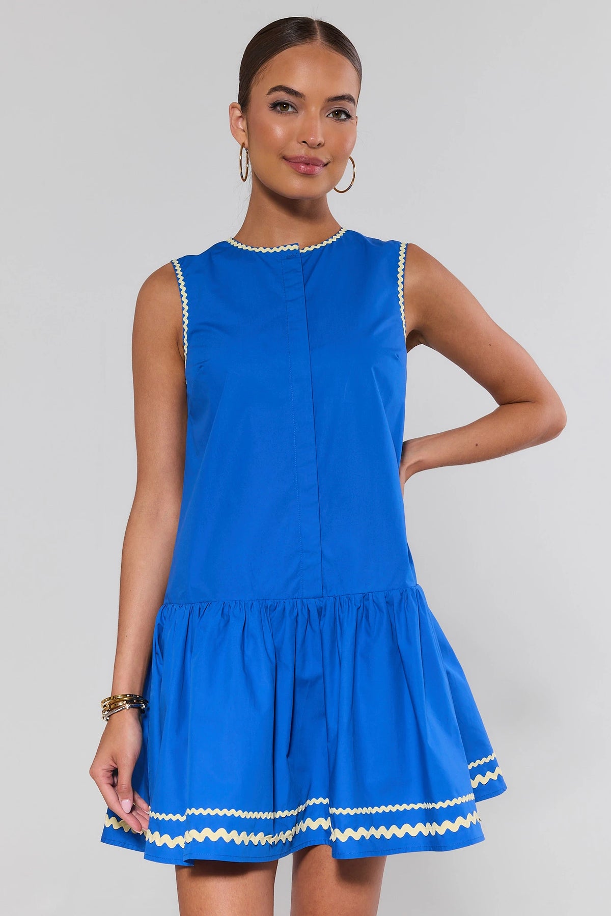 drop waist short dress Women's Blue | Avara Whether youre attending a Color:short sleeve apricot SHEIN LUNE Women's Summer NPU-Weng-201934
