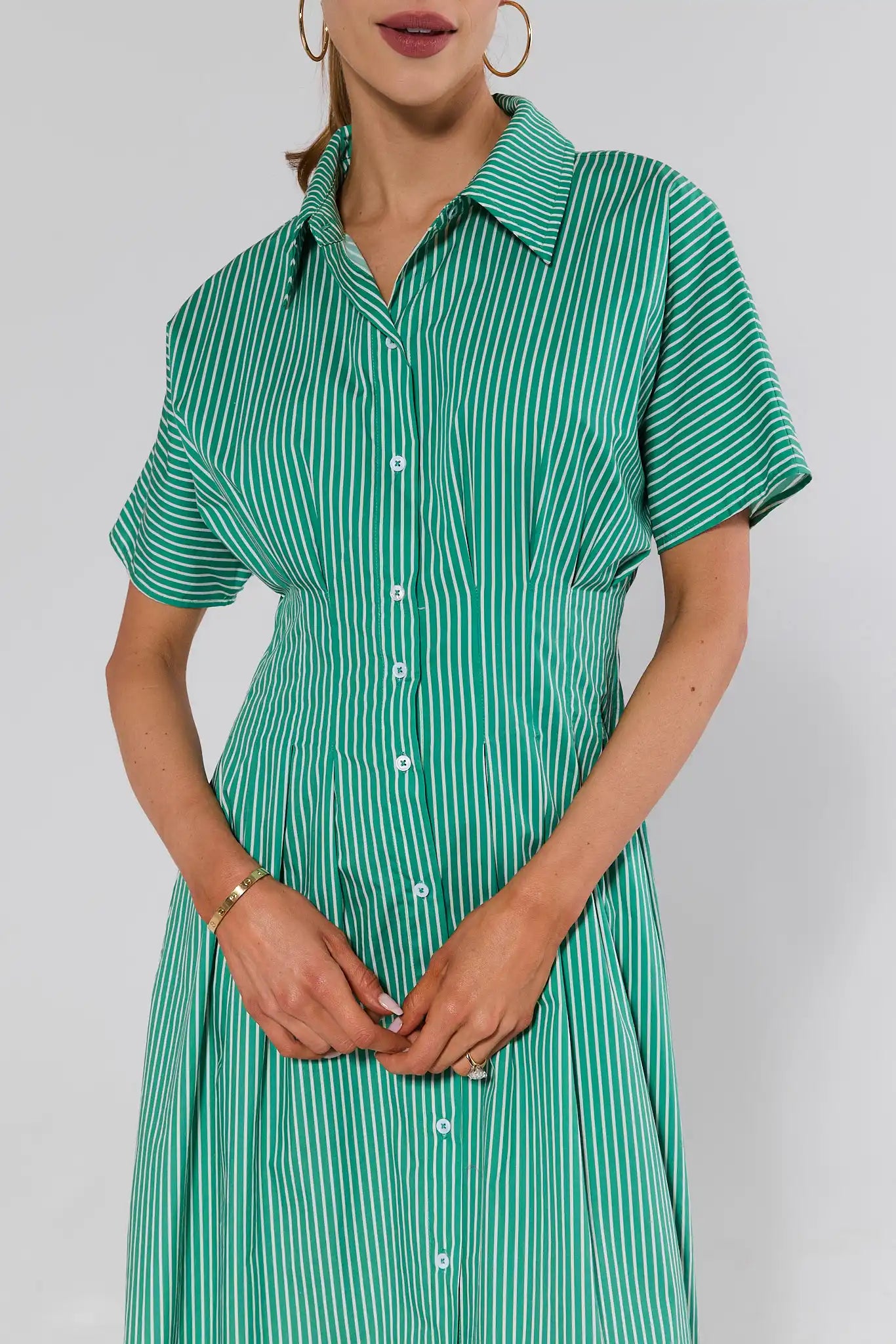 Olivia Green Button Up Maxi Dress Olivia Green Button Up Maxi Dress