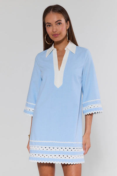 Eleanor Light Blue Tunic Dress