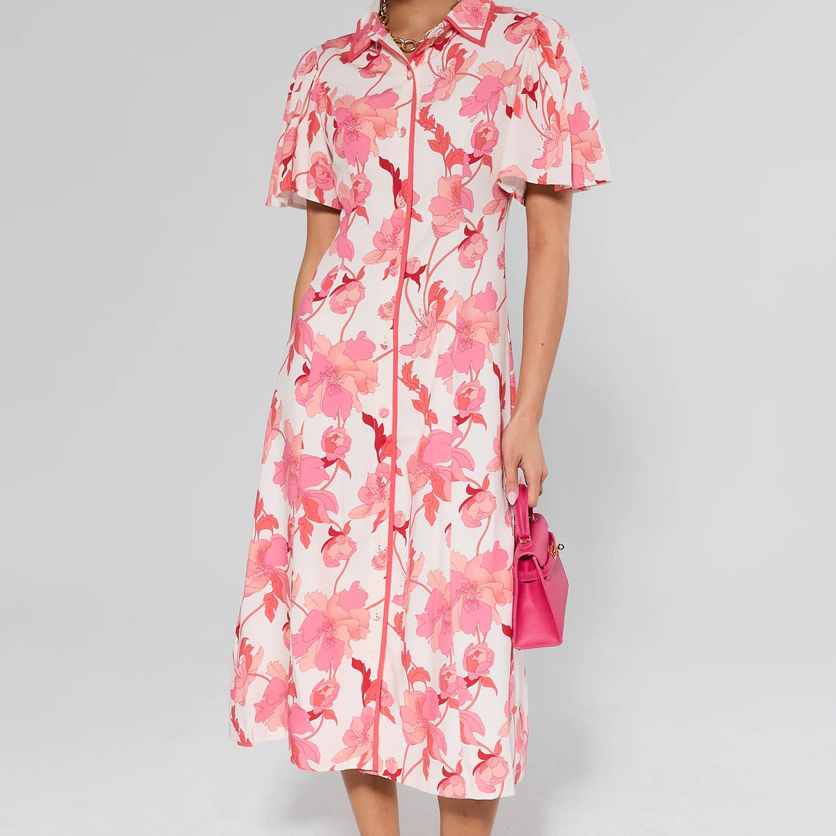 Women's Floral Midi Dress | Avara