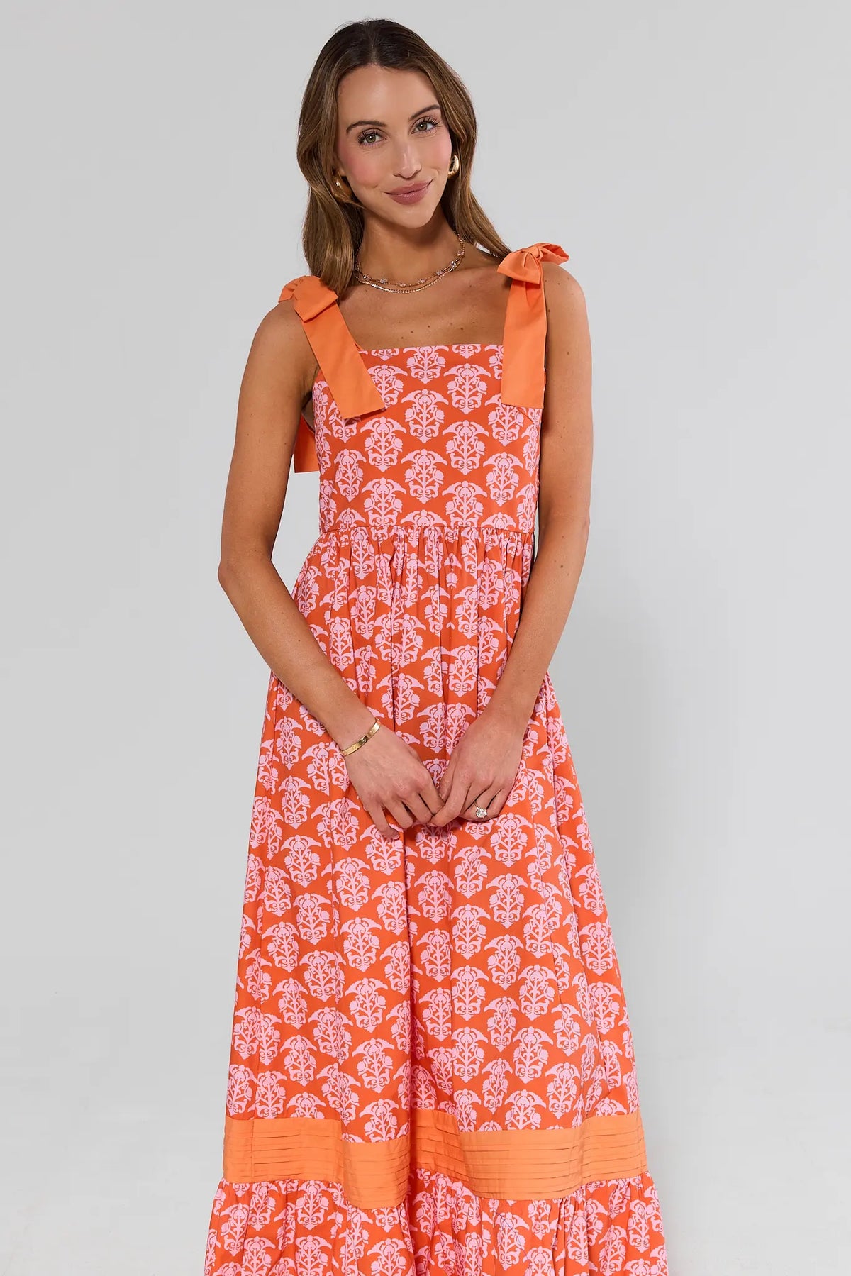 Orange Maxi Dress | Avara
