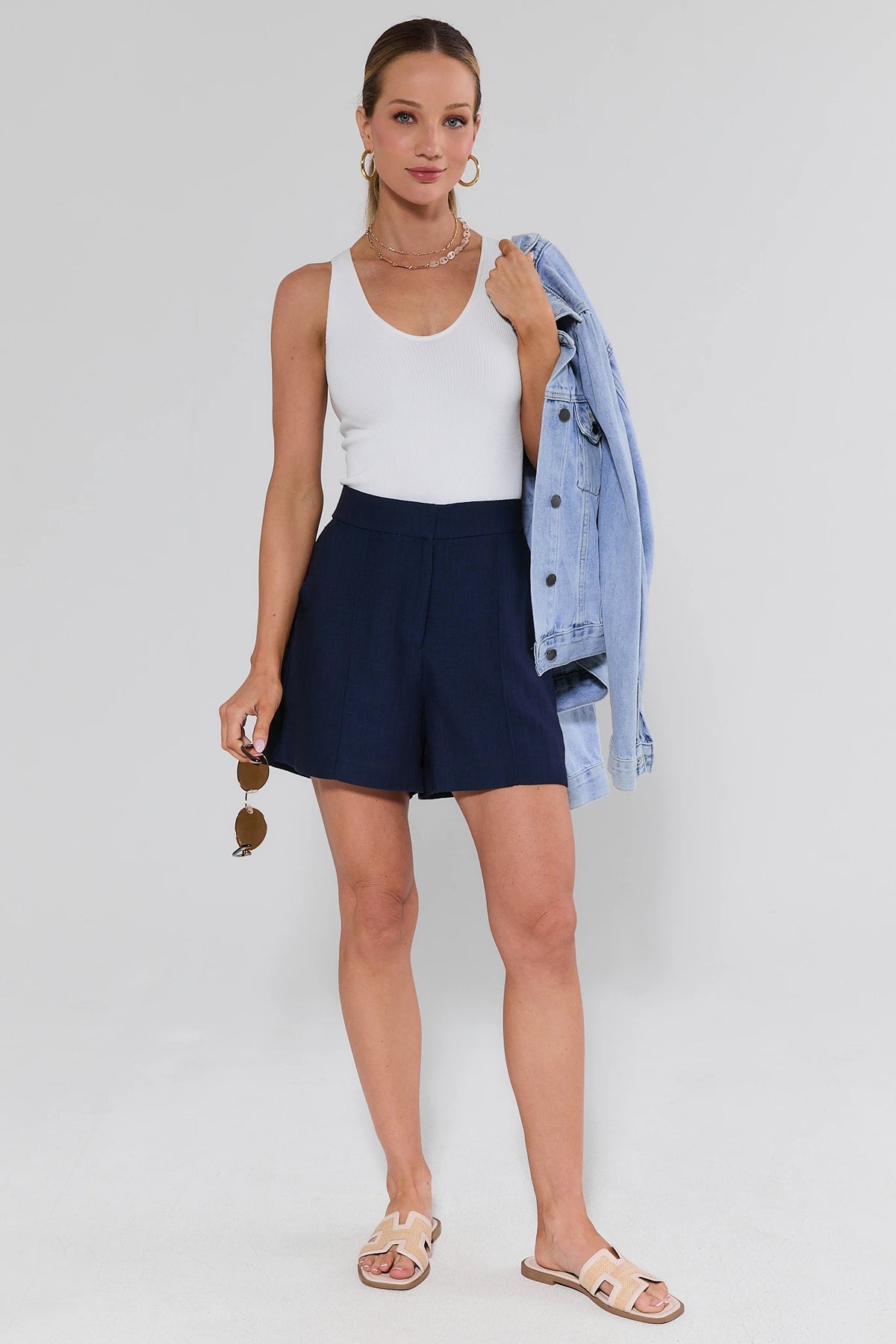 navy blue dress shorts womens SUPERLEGGERA SHORTS WOMEN