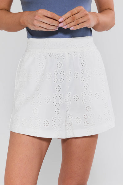 white dress shorts womens Women's Prosperina Colleen Classic | Size: M Cut from breathable linen White Pdel Dress & Shorts