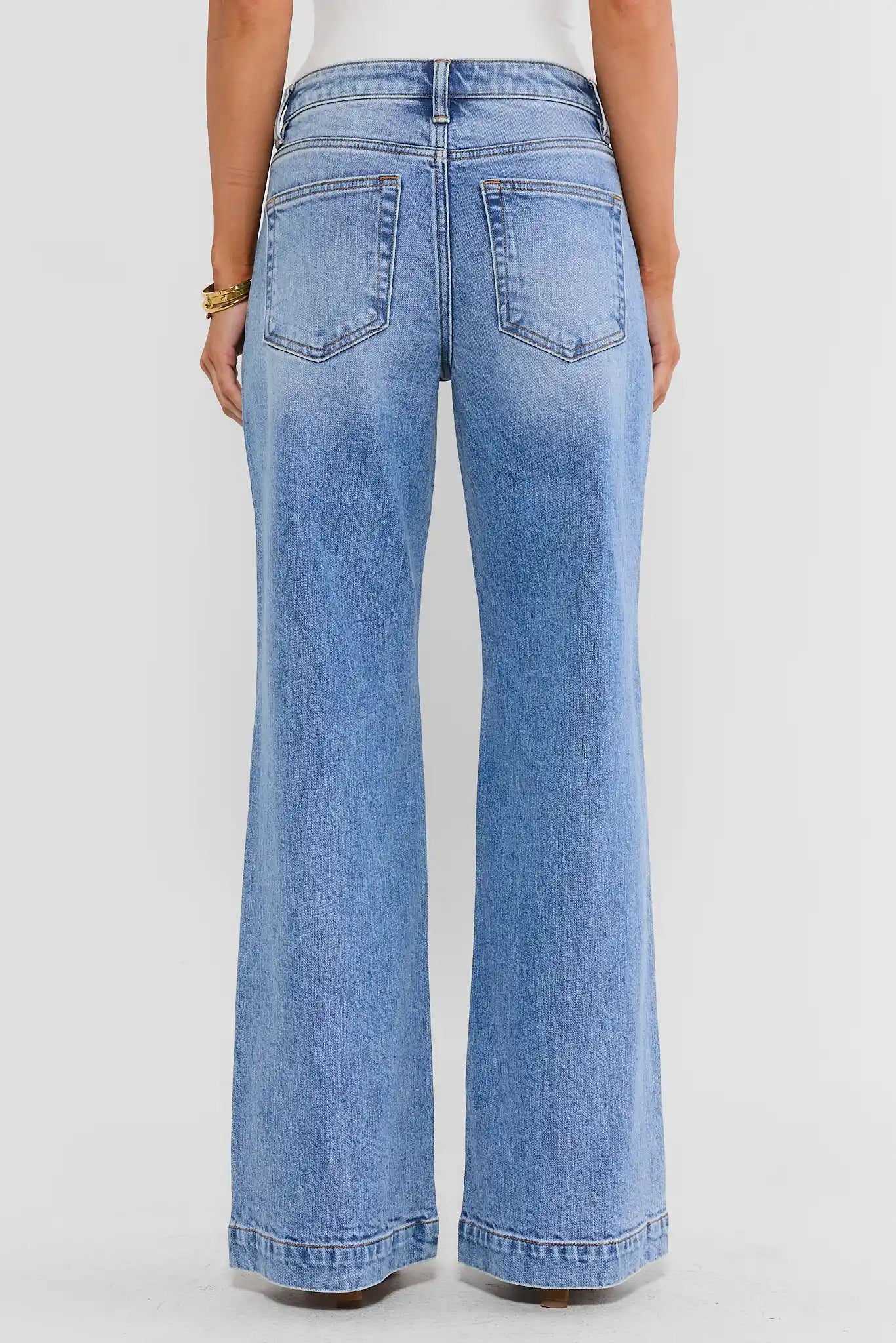 Kayla Medium Wash Wide Leg Jeans