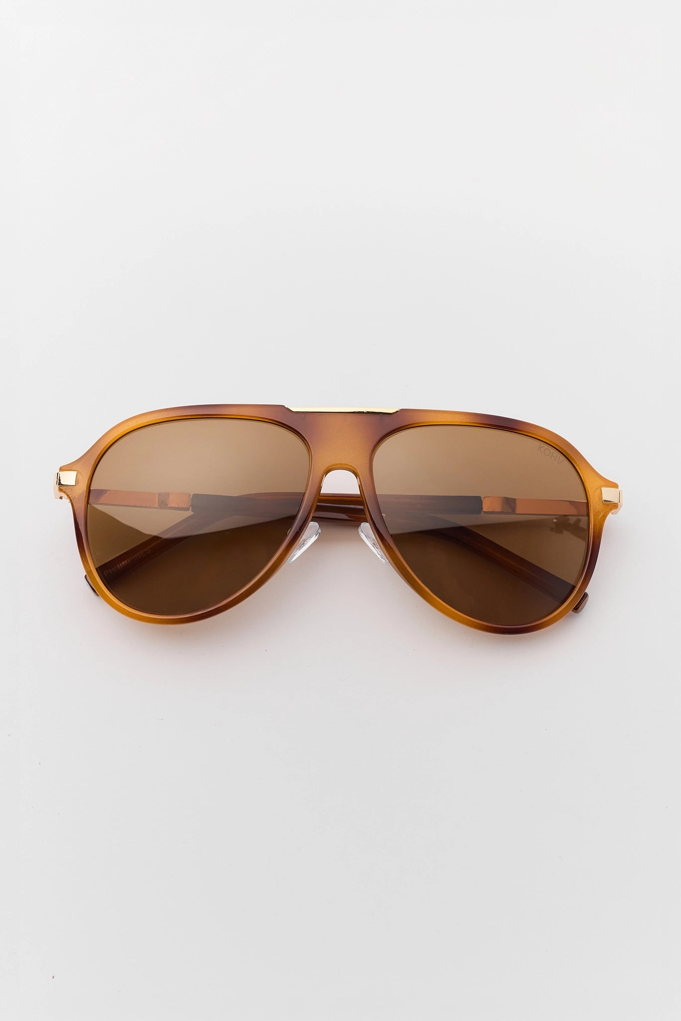 Tortoise Polarized Aviator Sunglasses