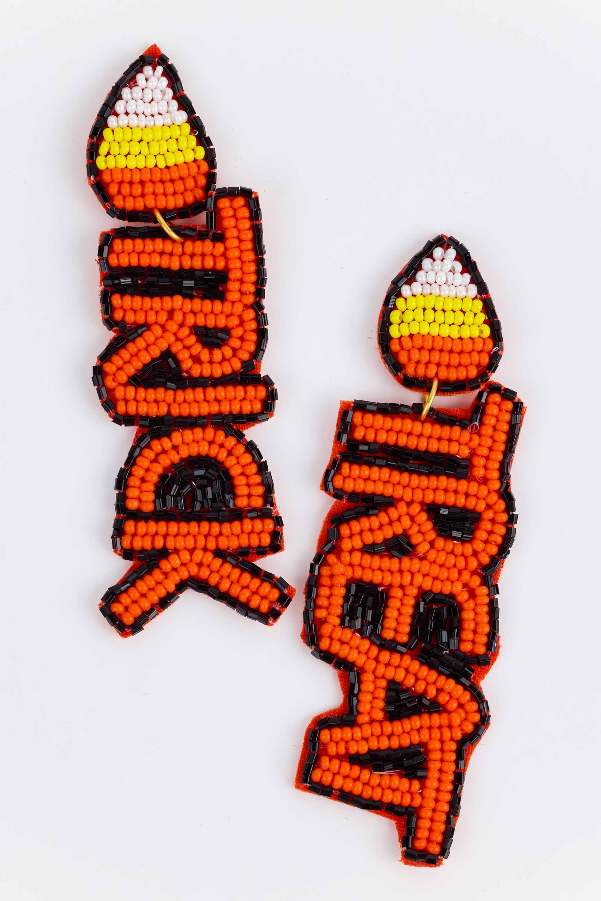 Trick or Treat Candy Corn Earrings