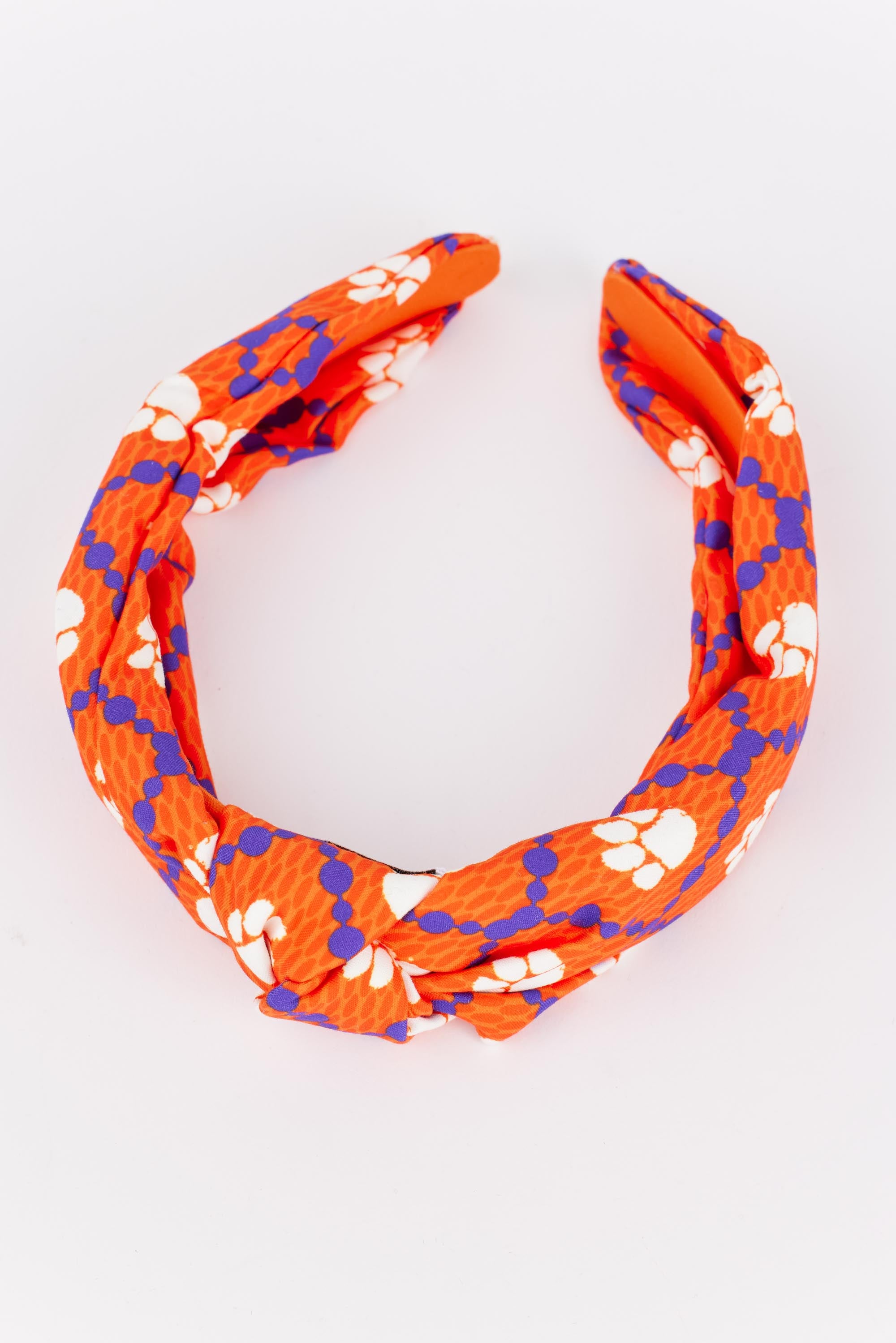 Lindsay Knot Headband- Clemson