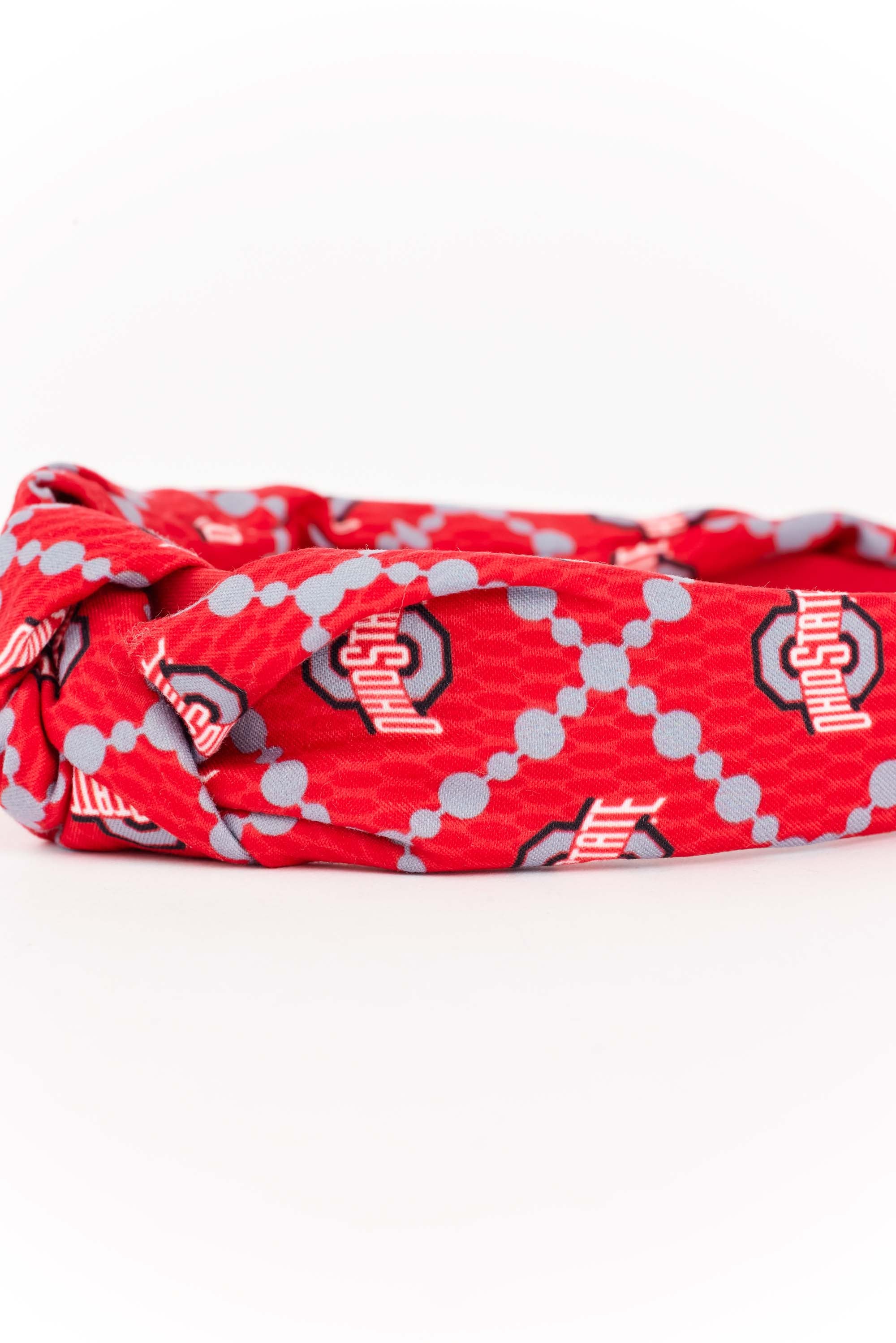 Lindsay Knot Headband- Ohio State