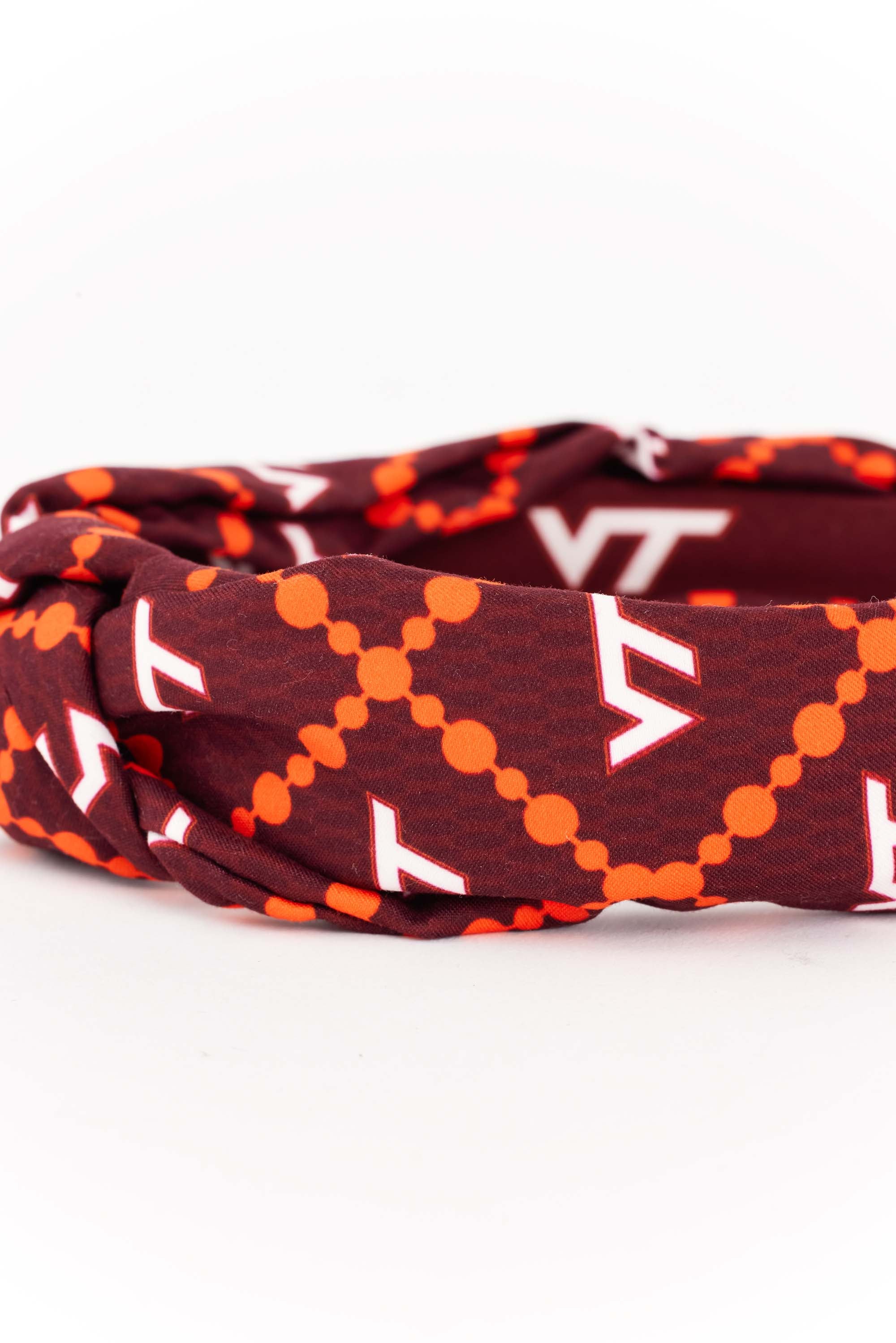 Lindsay Knot Headband- Virginia Tech