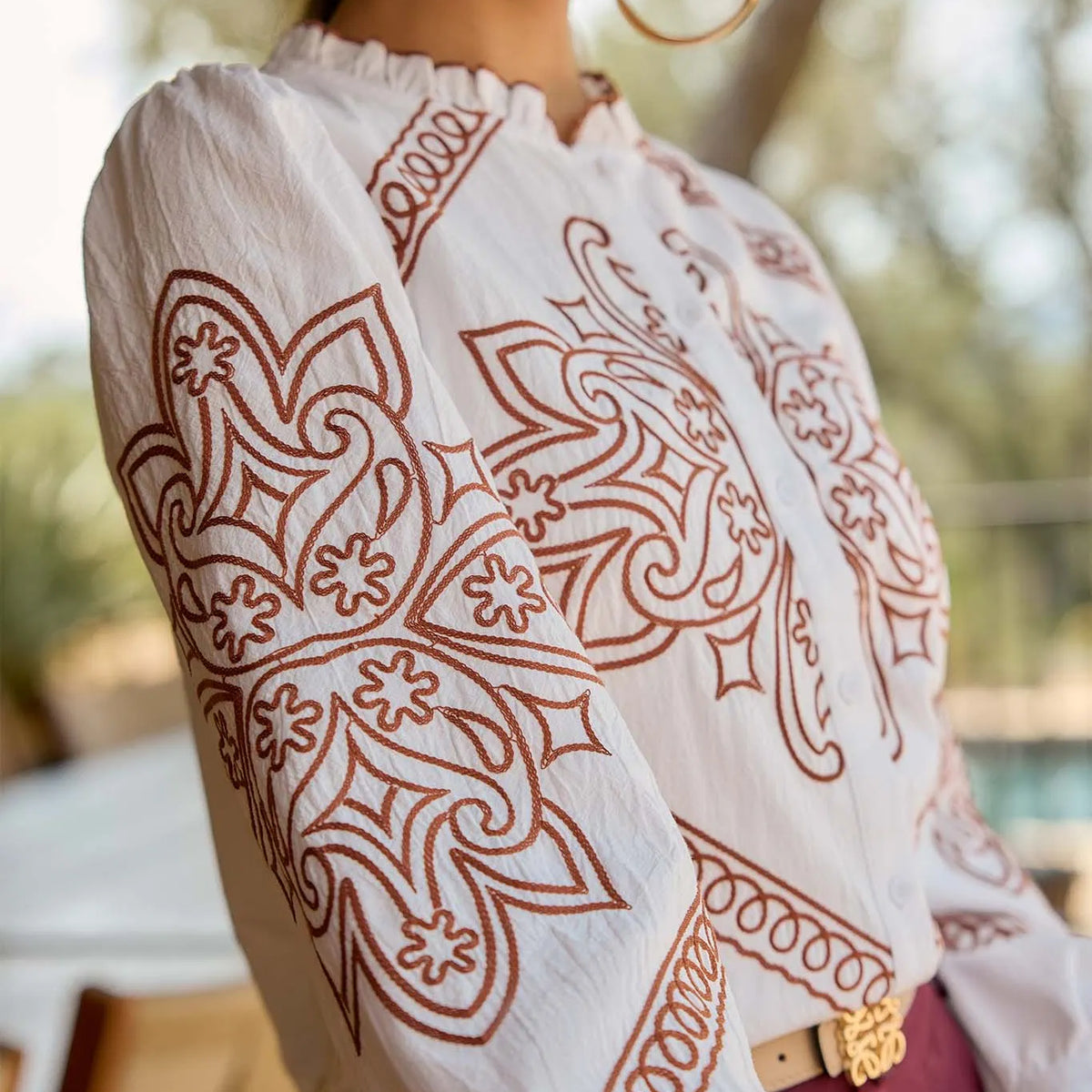 Sabrina Top- Ivory | Avara