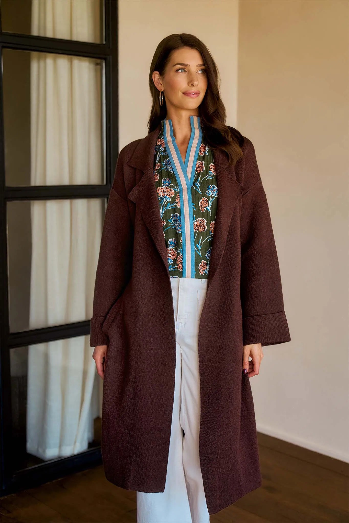 Sloane Coat- Brown