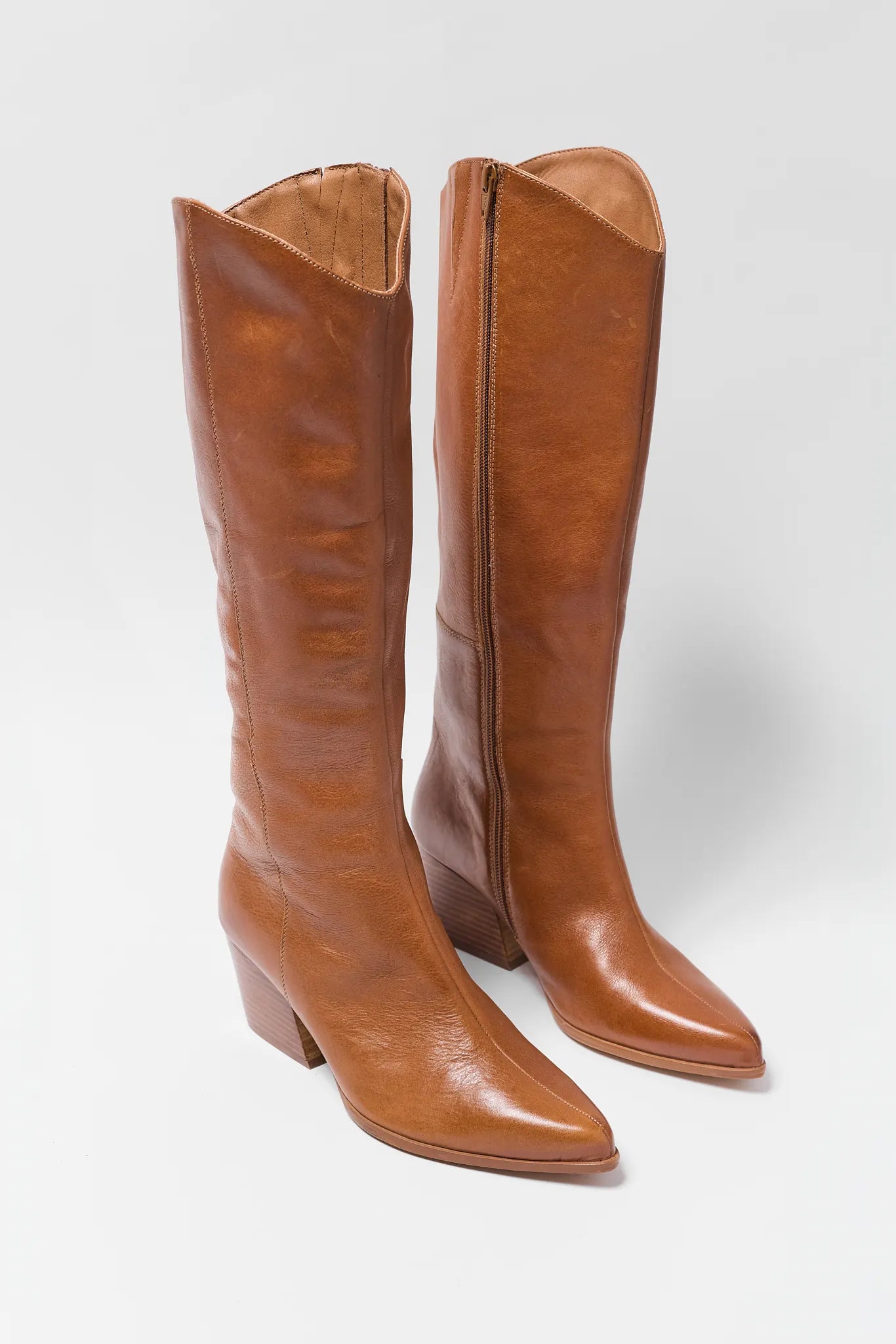 Tan Tall Boots by Seychelles