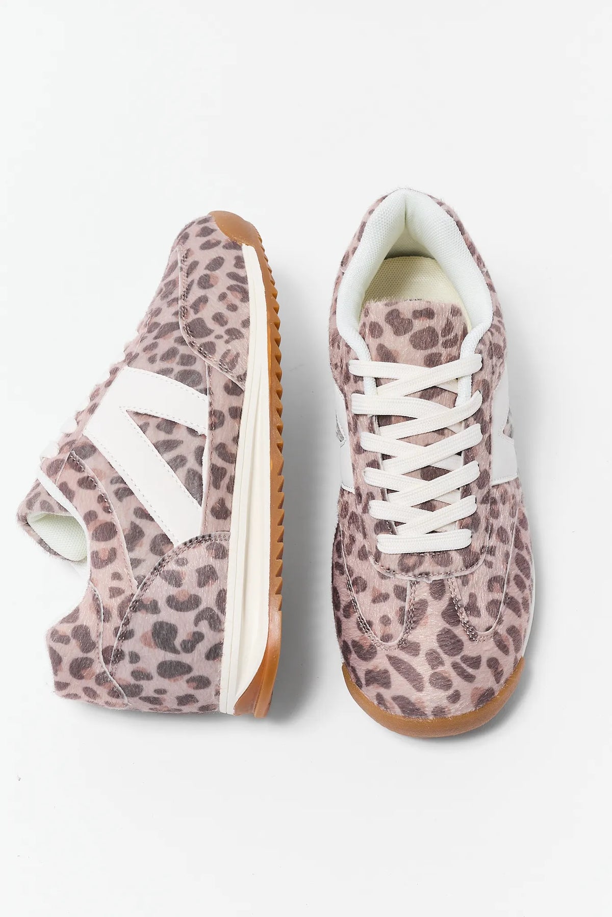 Taupe Leopard Sneakers