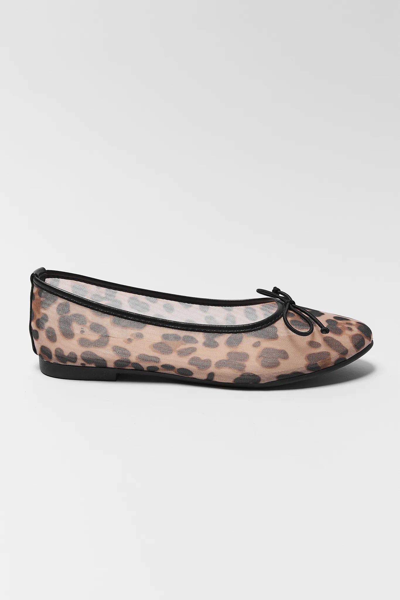 Tiana Sheer Leopard Flats