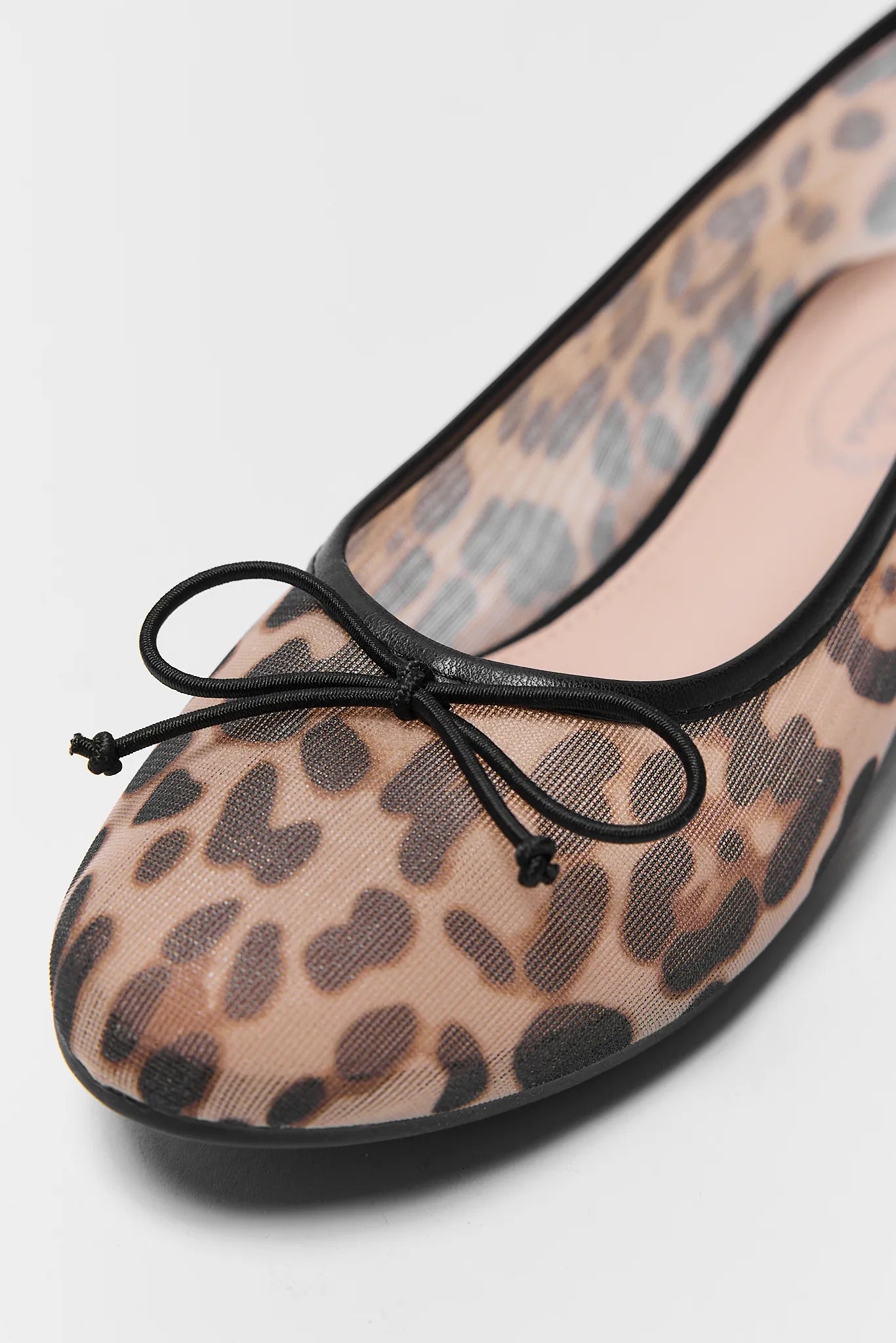 Tiana Sheer Leopard Flats