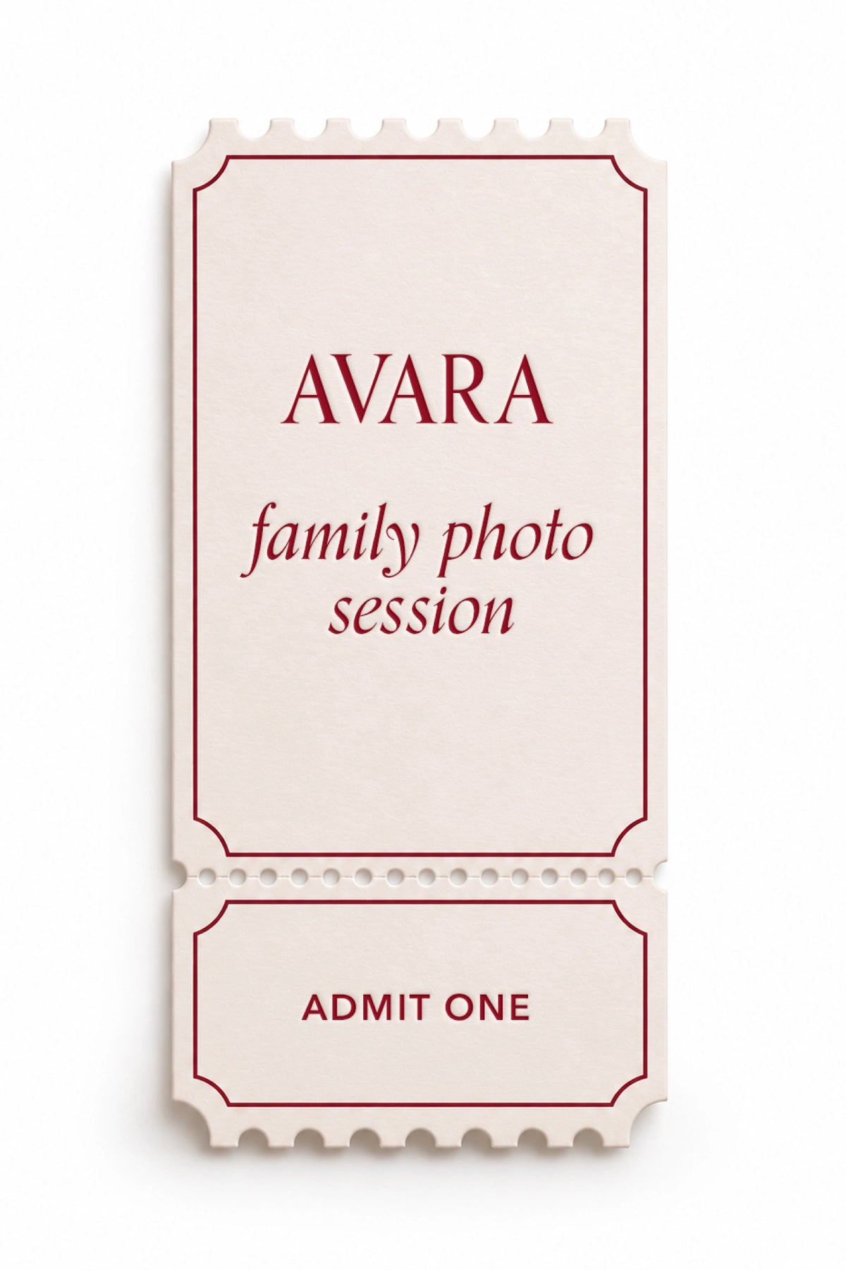 Saturday 11.7 Free Mini Photo Session Ticket
