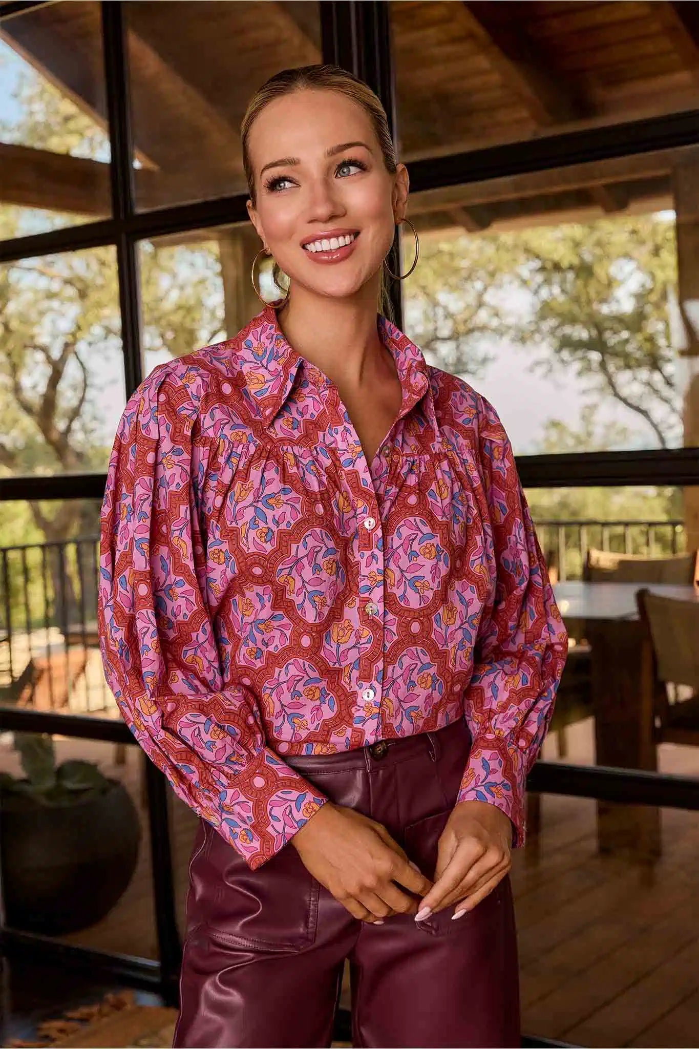 Trudy Top- Pink