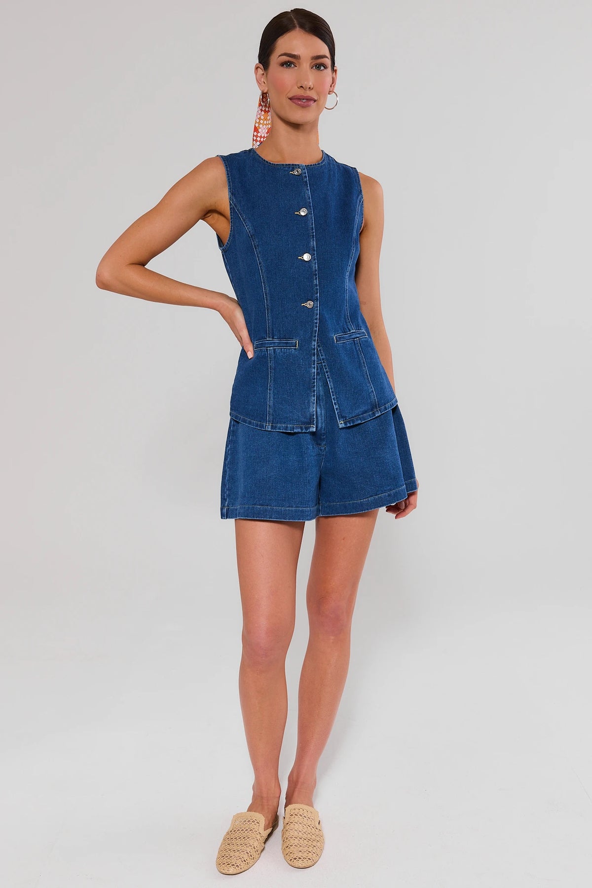 avara denim dress Suzanne Denim Drop Waist Maxi Dress | Women's Clothing