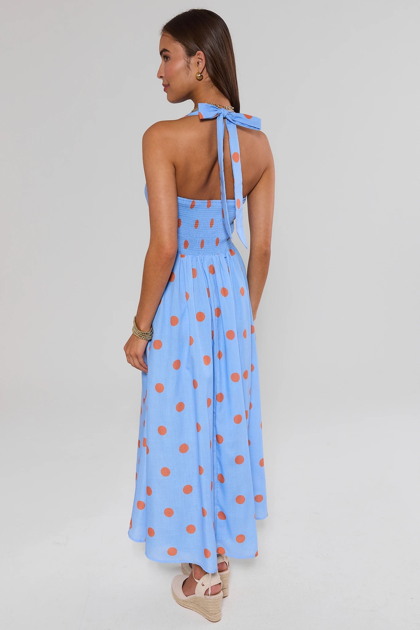 sachin and babi light blue dress What Bra Should You Wear With A Halter Top? - Top Bra Styles For Halter  Tops