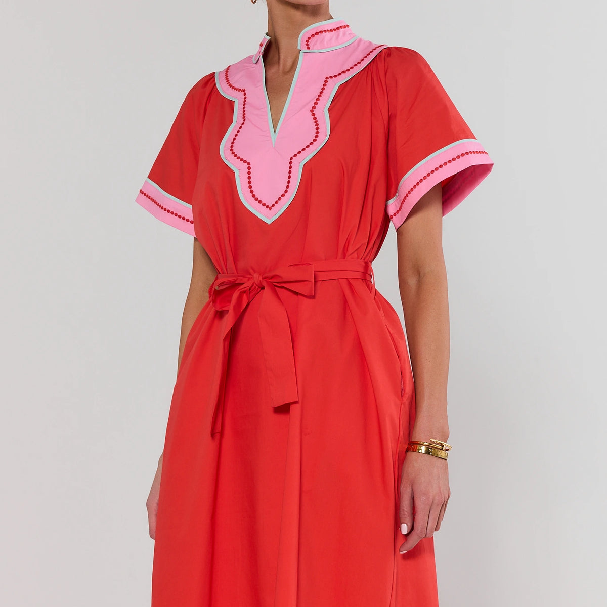 orange dress contrast Principles Women's Ombre Organza Contrast Shirt Dress in Orange | Size: 8