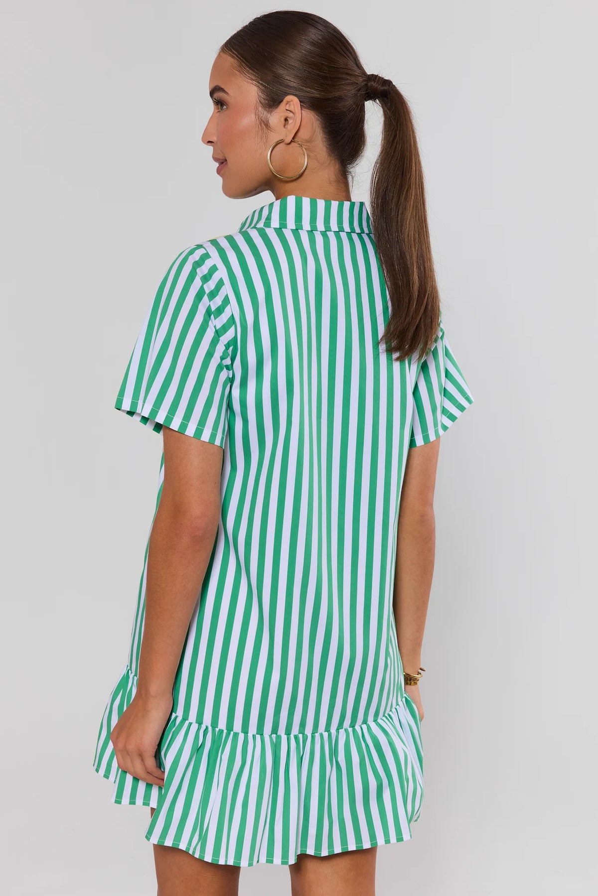 striped drop waist dress Green Short | Women's Clothing Color:Black Plum Low Calorie Salad Dressings cocktail dresses wedding guest tiered skirt for effortless