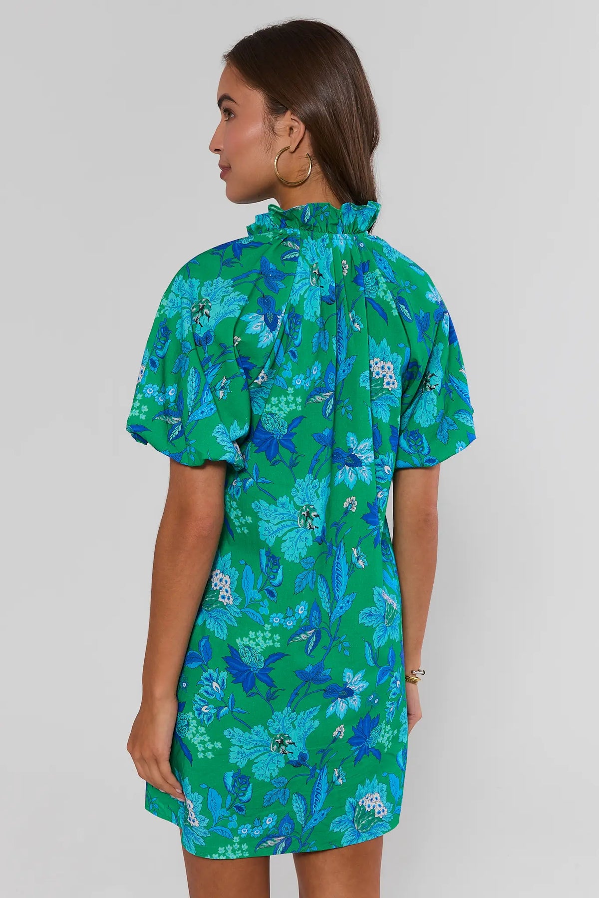 blue green short dress Addison Floral | Women's Clothing Belt Buckle Style:Anodized Open Face Belt Buckle Bernardo Combo Midi Dress The invisible zip on CanadaWarehouse