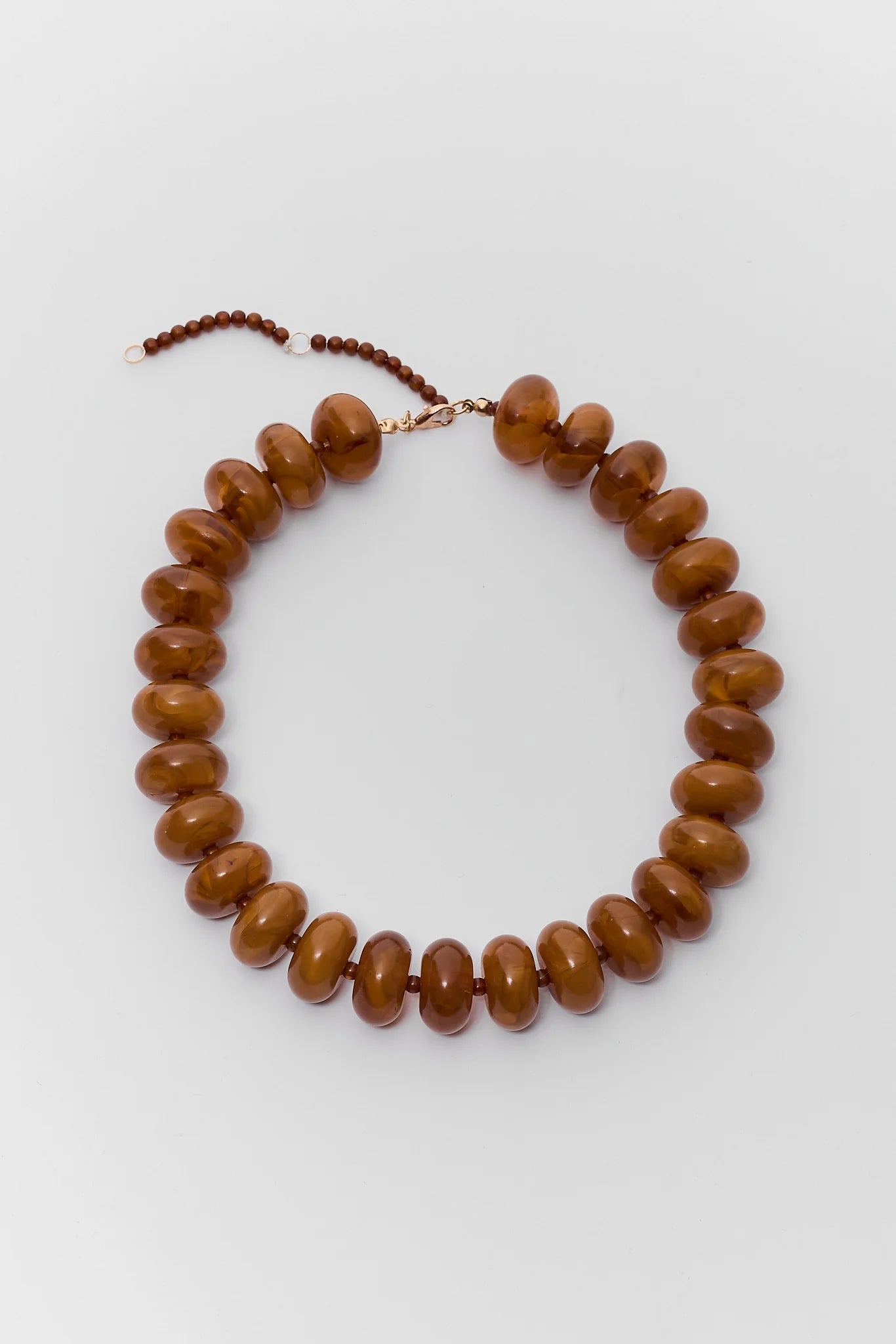 Tortoise Oversized Beaded Necklace