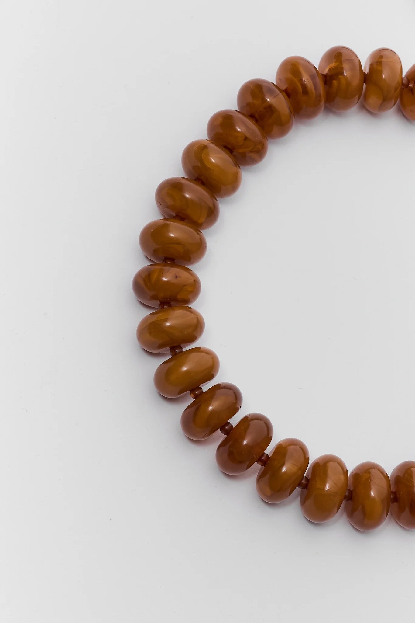Tortoise Oversized Beaded Necklace