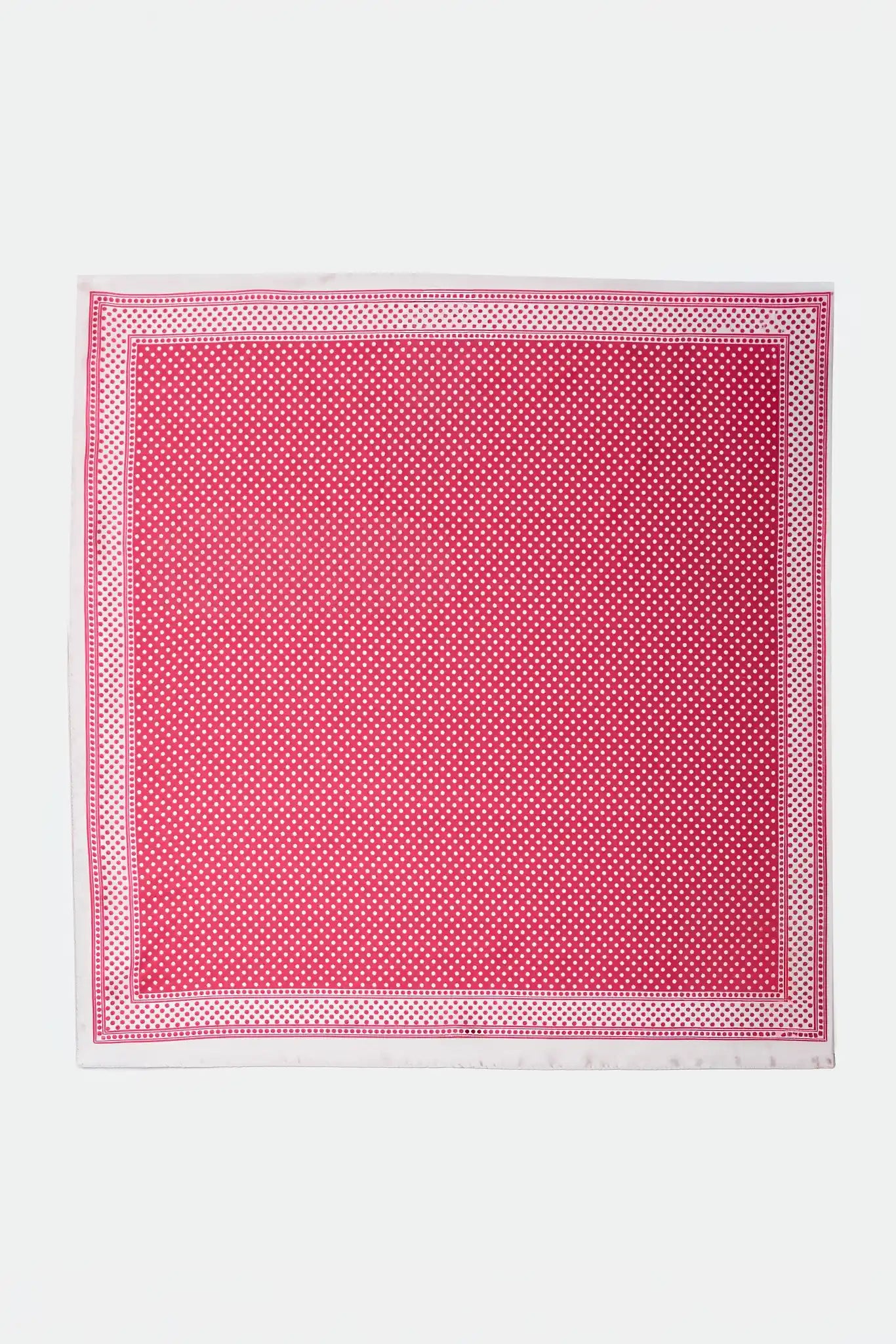 Red Polka Dot Printed Scarf