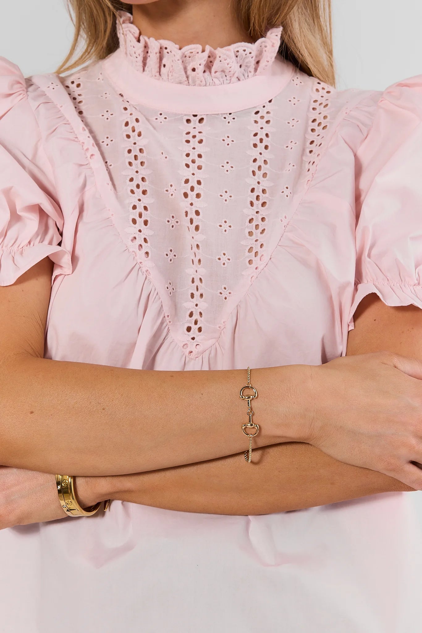 Cute Adjustable Gold Horse Bit Bracelet
