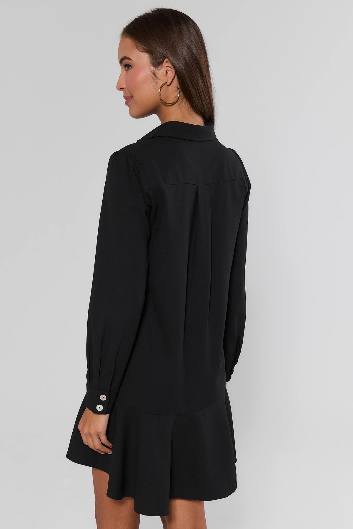 Meagan Black Drop Waist Dress