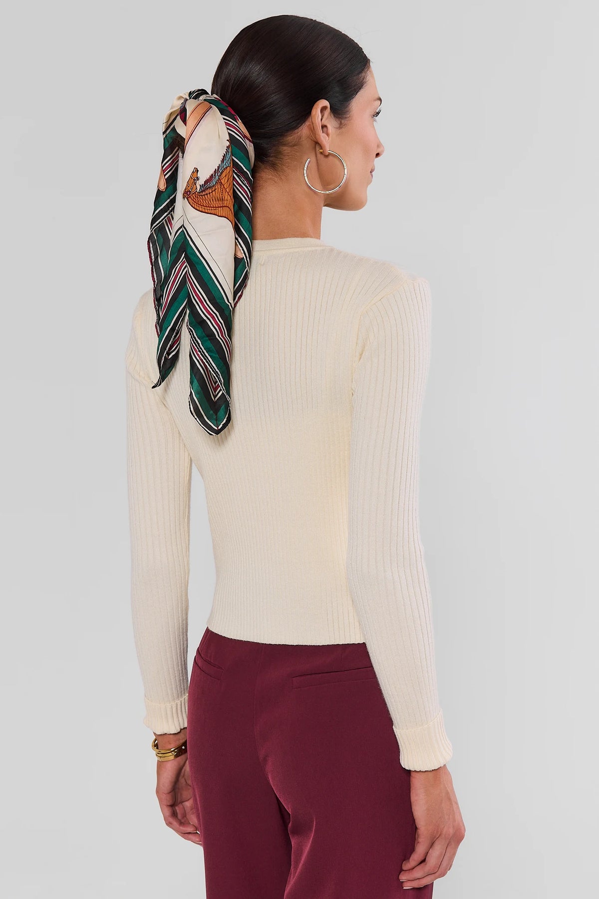 Women's Cream Ribbed Cardigan | Avara | Avara