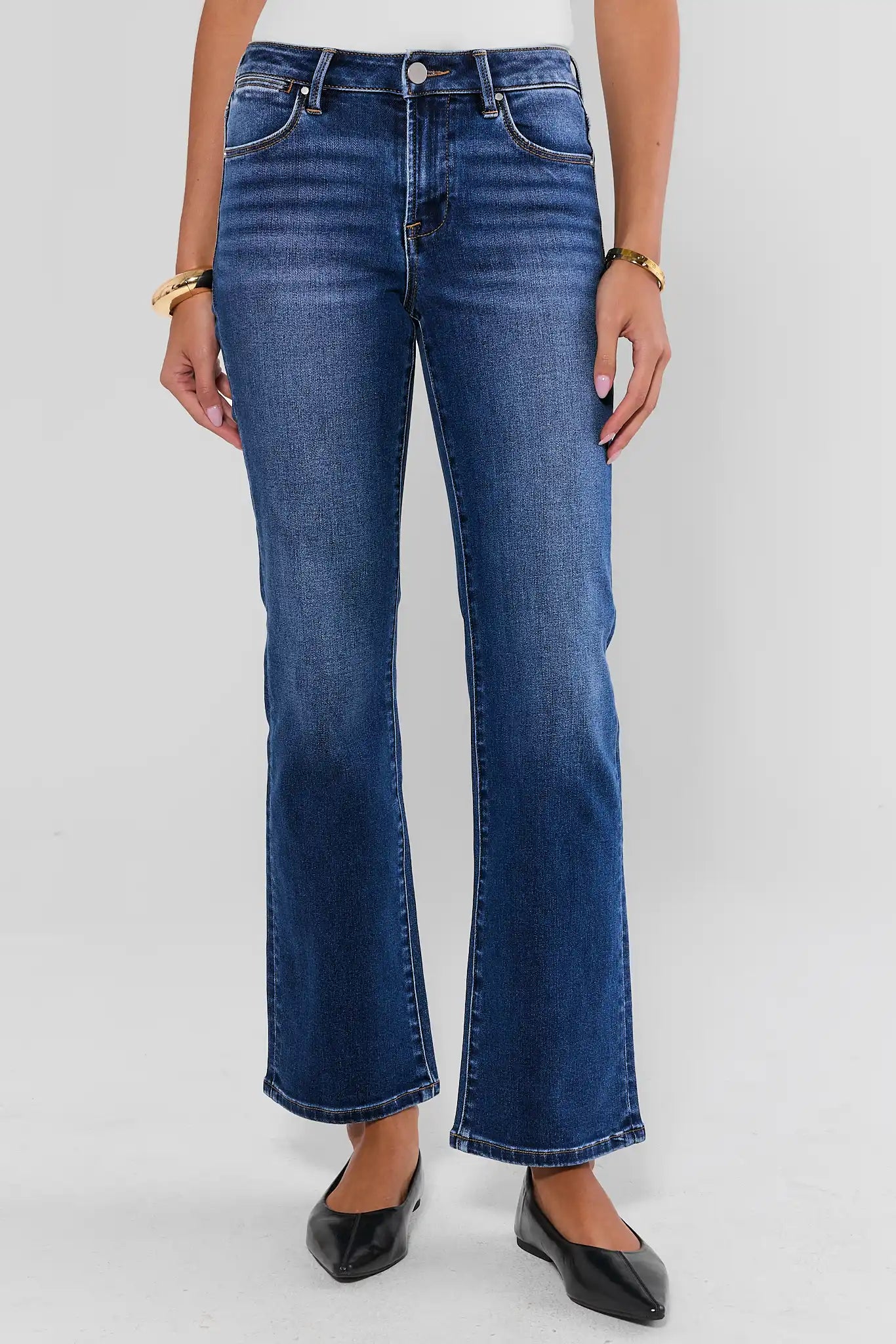 Becca Medium Wash Kick Flare Jeans