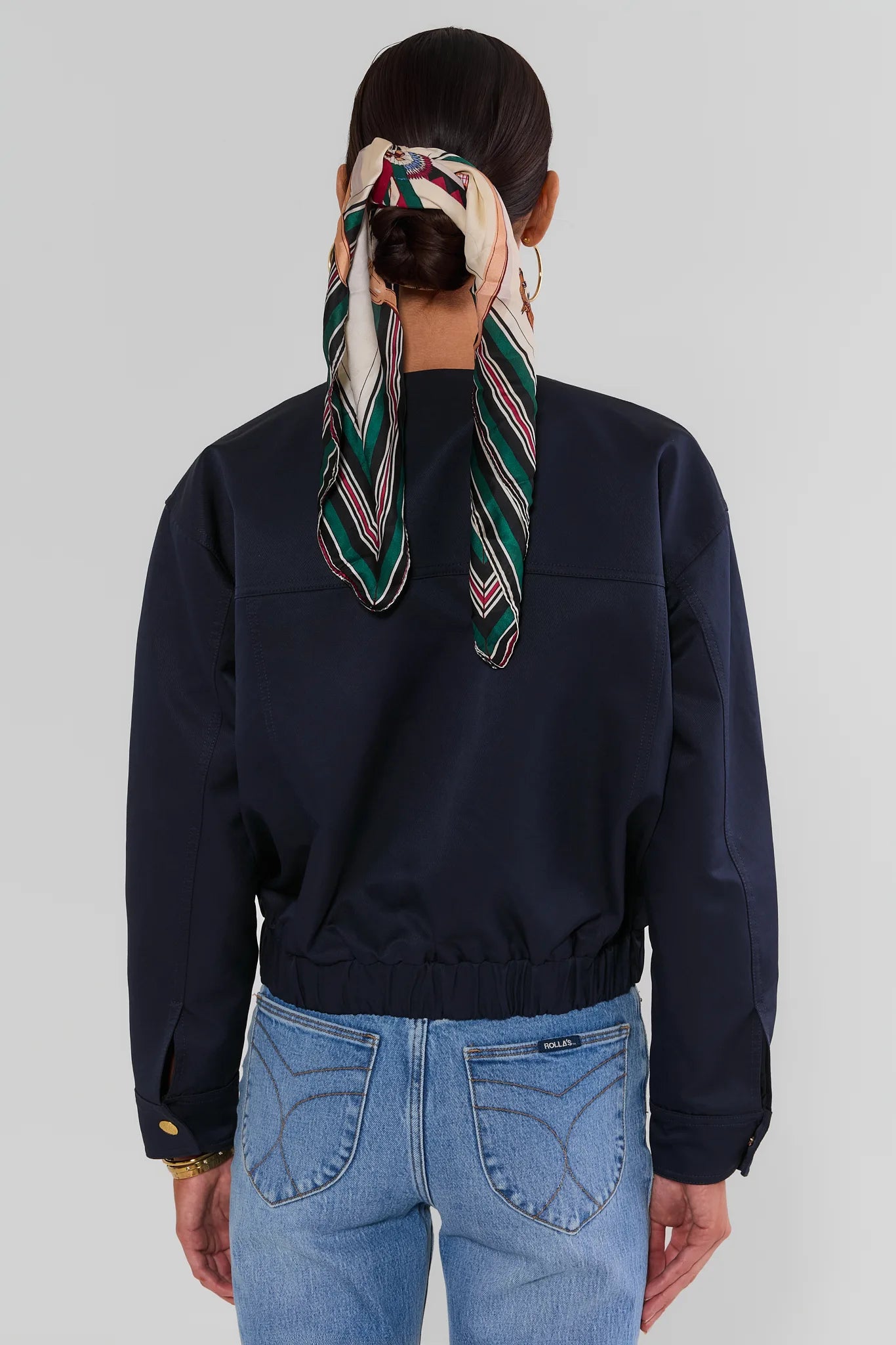 Navy Button Up Jacket