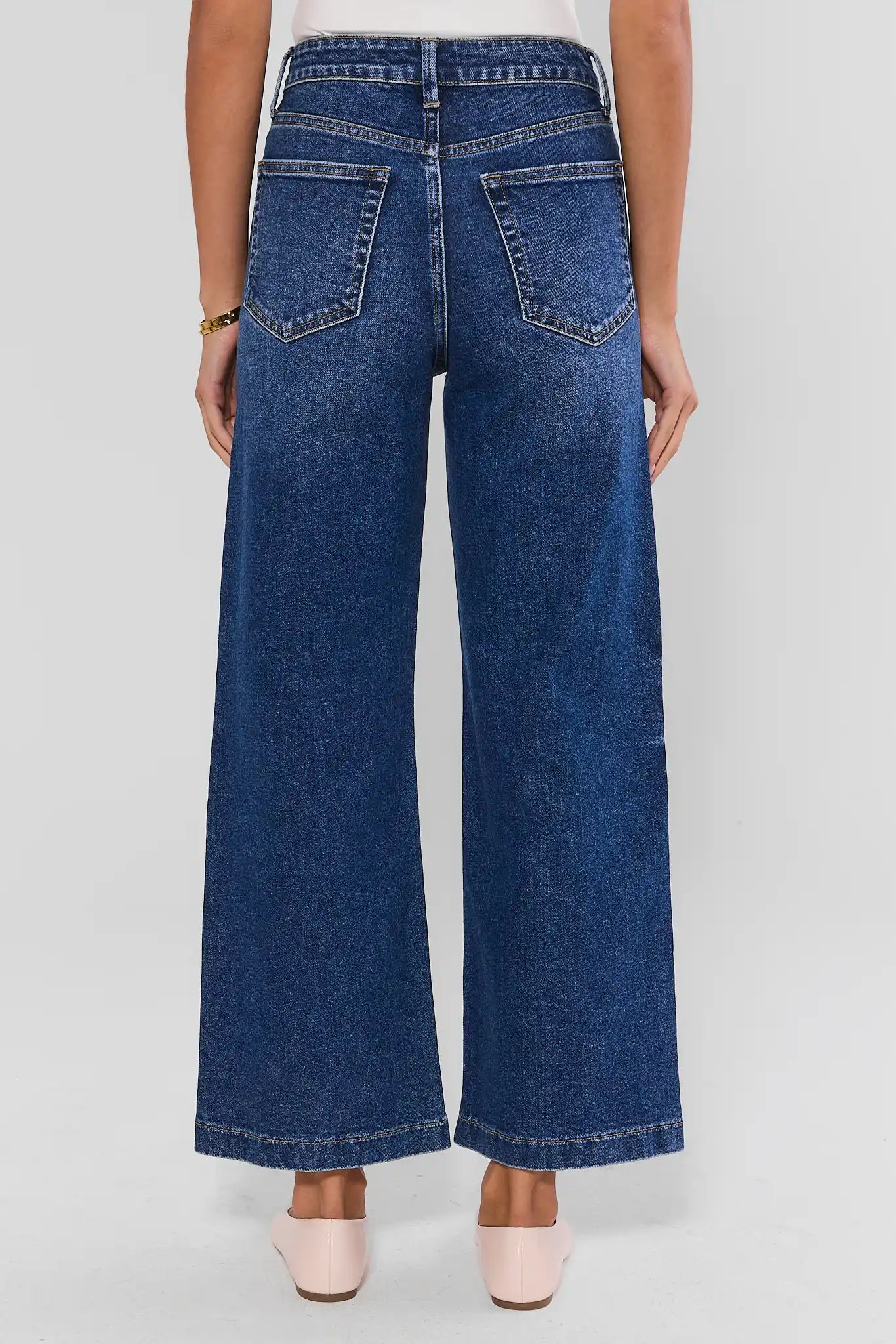 Kimberly Medium Wash Wide Leg Jeans
