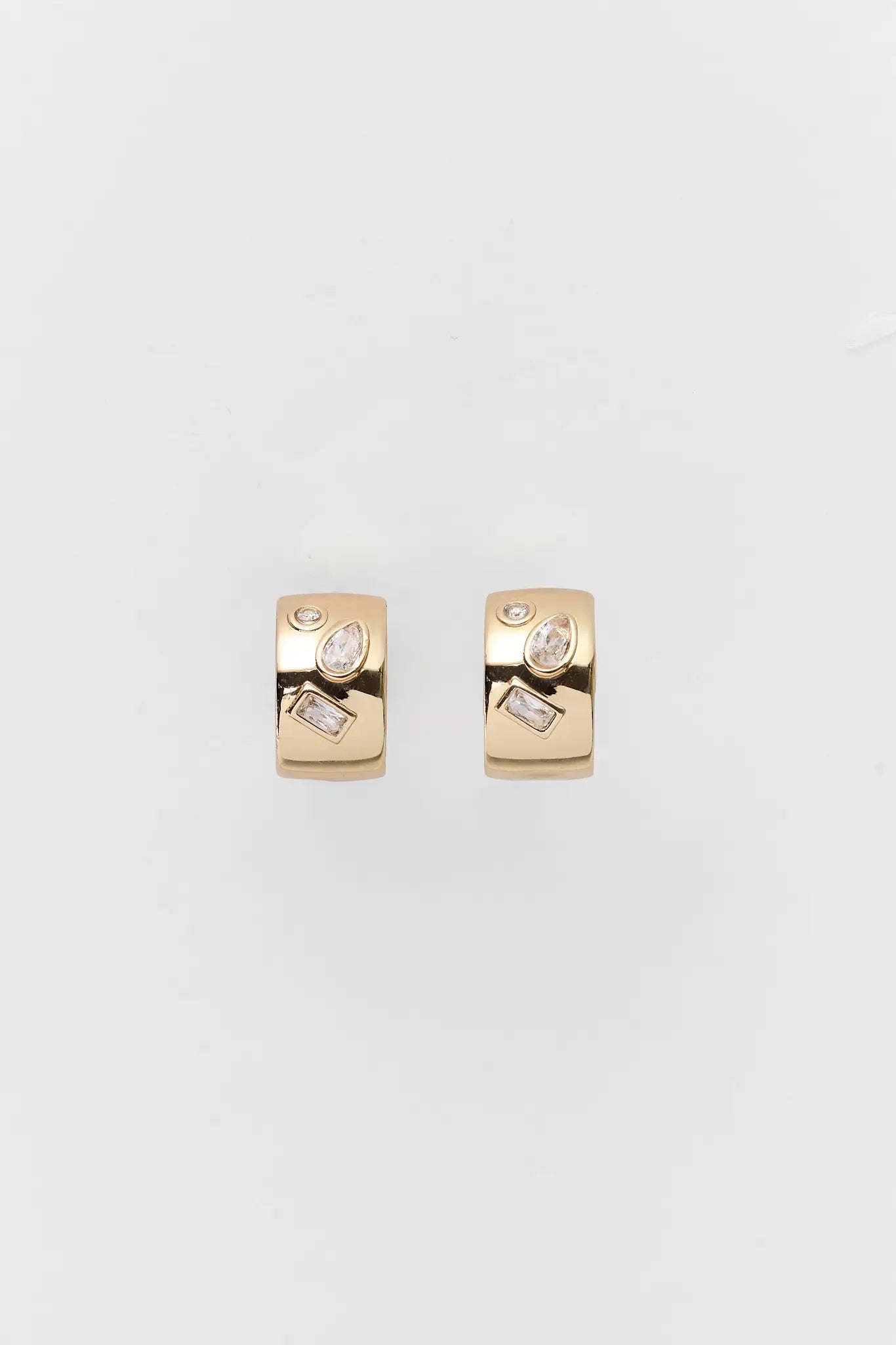 Gold Huggie Earrings