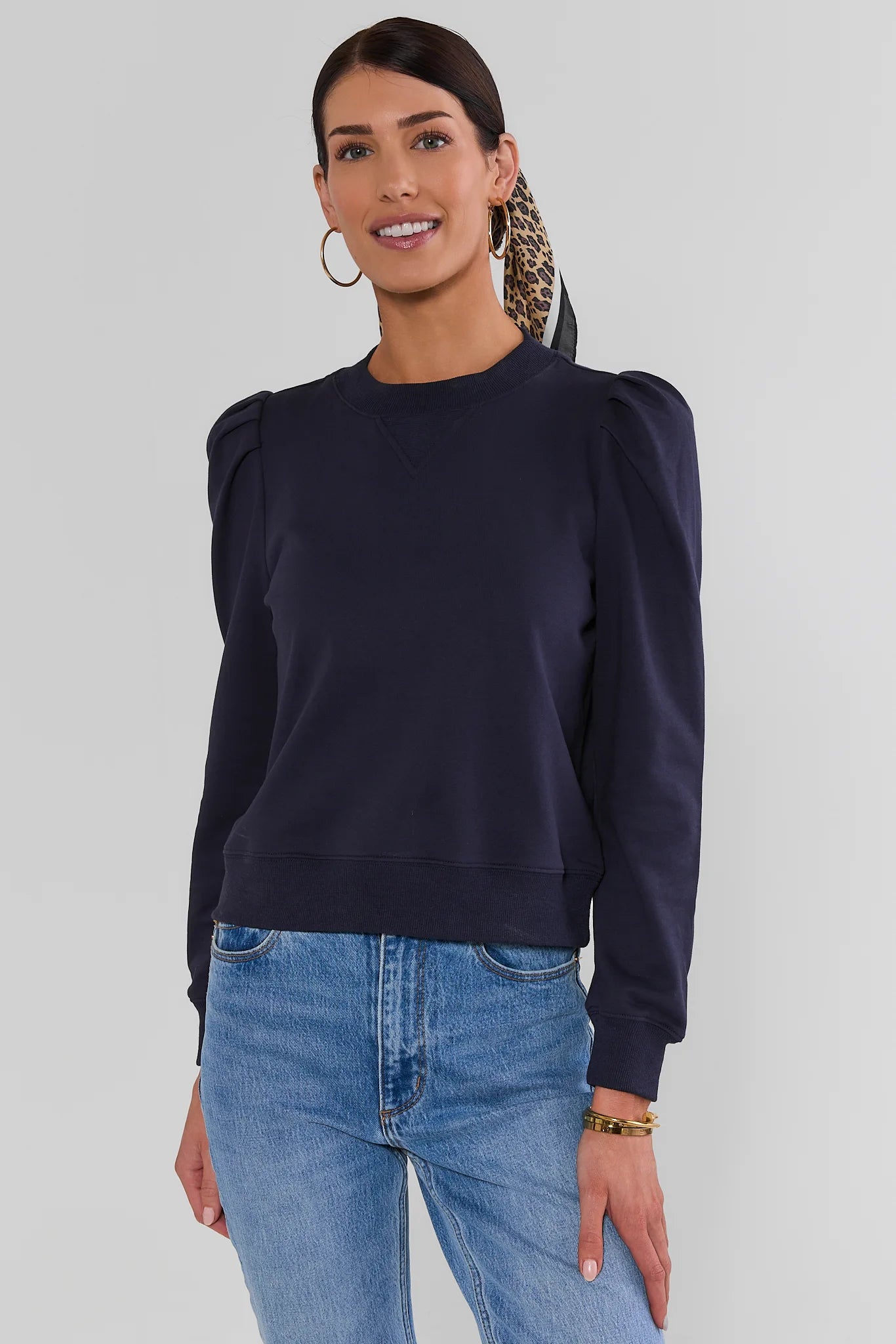 Navy Knit Crewneck