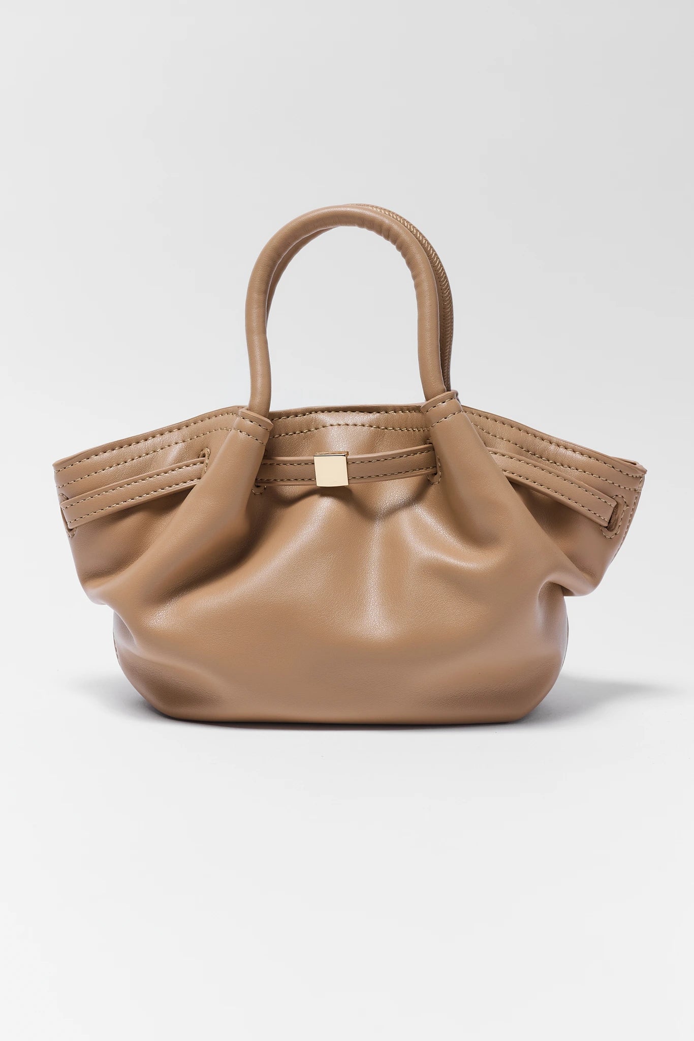 Tan Slouchy Crossbody Bag